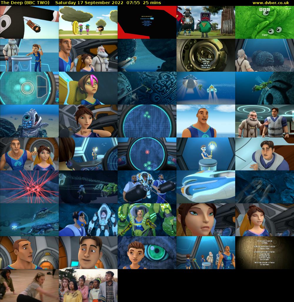 The Deep (BBC TWO) Saturday 17 September 2022 07:55 - 08:20