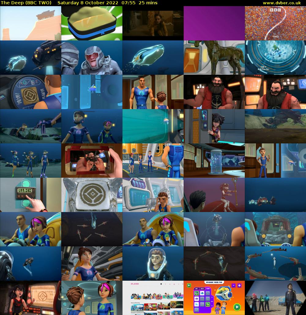 The Deep (BBC TWO) Saturday 8 October 2022 07:55 - 08:20