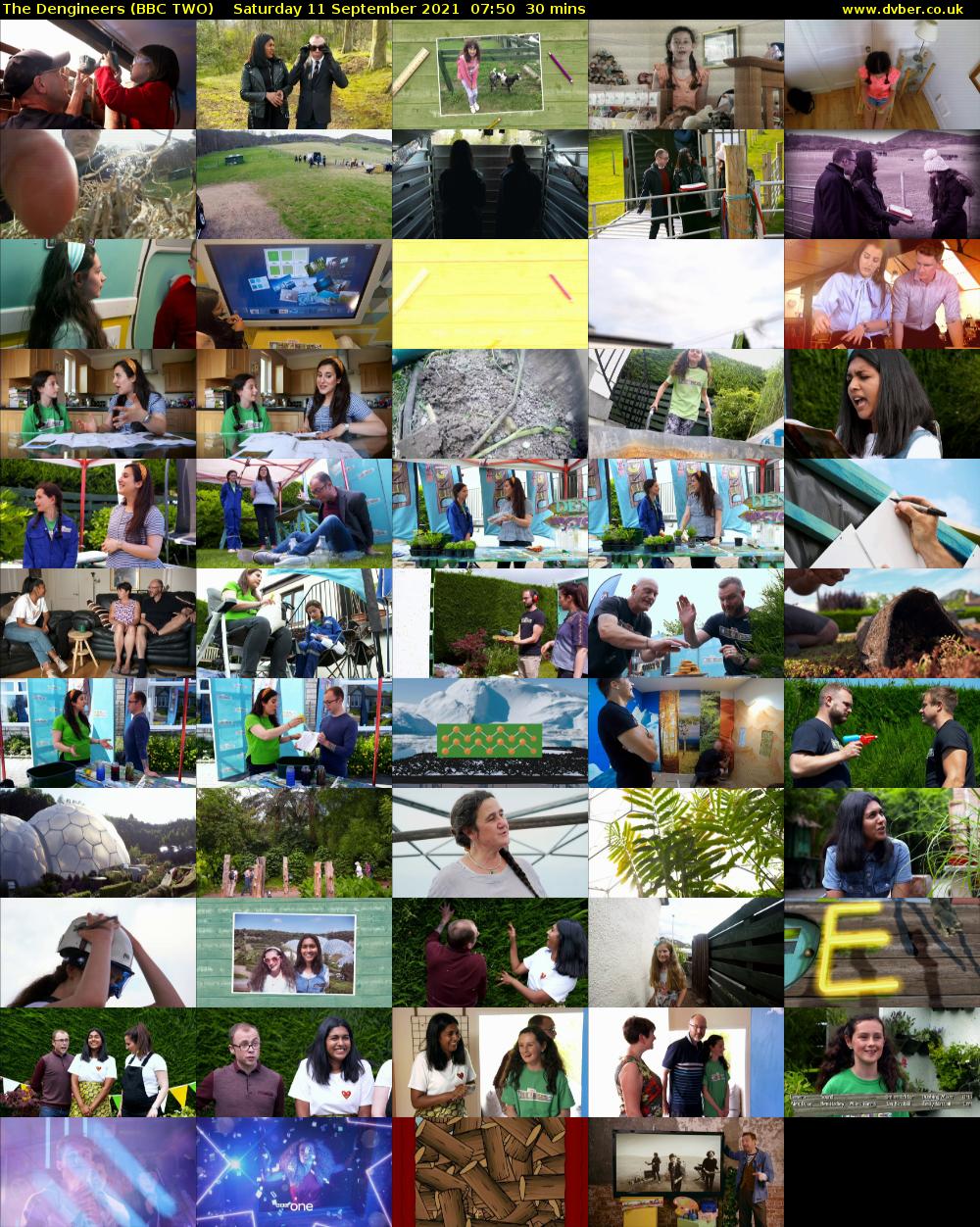 The Dengineers (BBC TWO) Saturday 11 September 2021 07:50 - 08:20