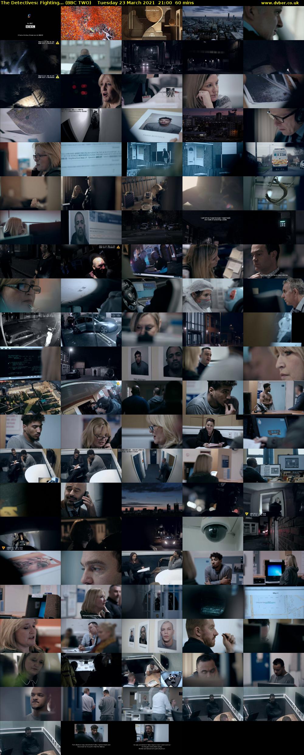 The Detectives: Fighting... (BBC TWO) Tuesday 23 March 2021 21:00 - 22:00