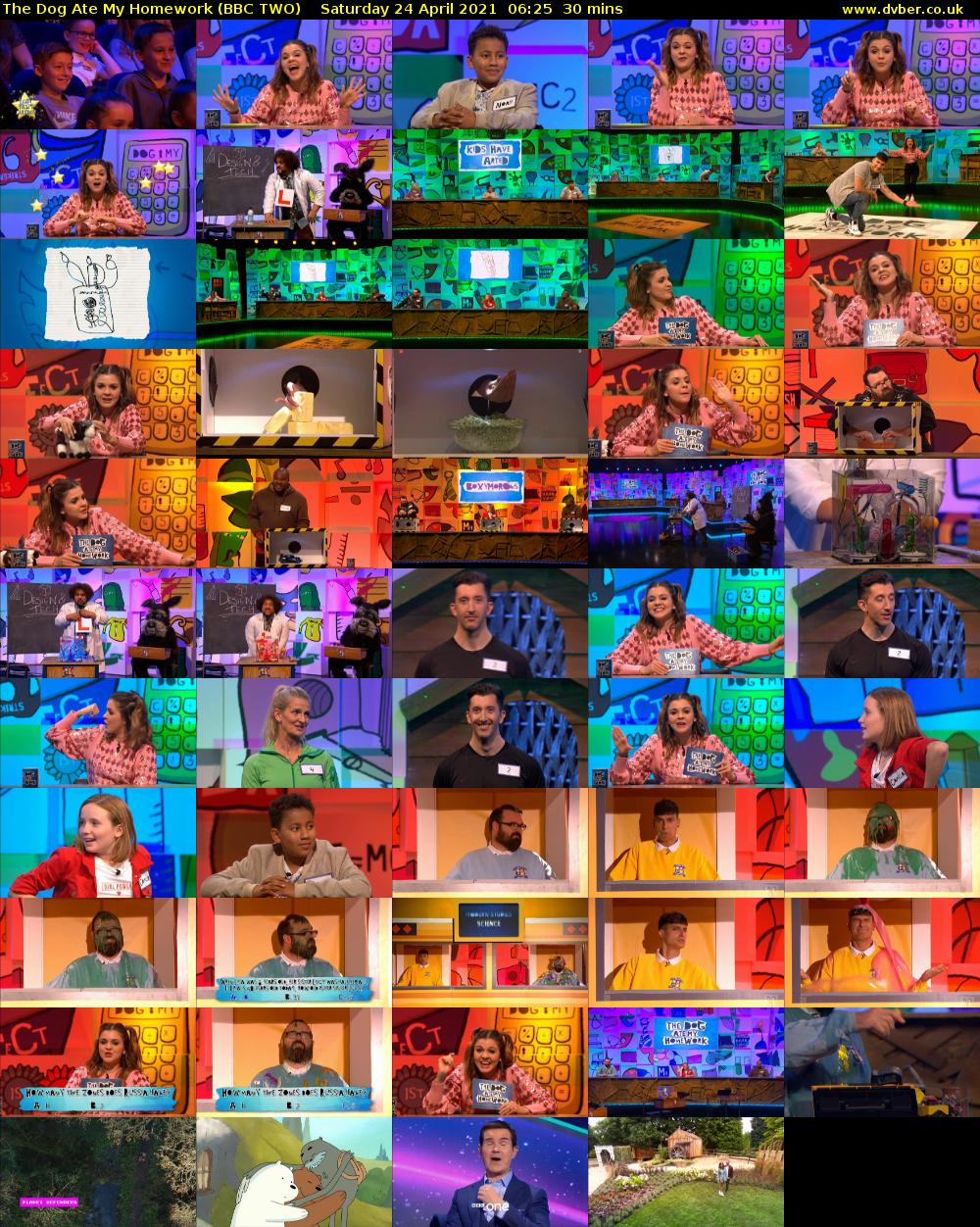 The Dog Ate My Homework (BBC TWO) Saturday 24 April 2021 06:25 - 06:55