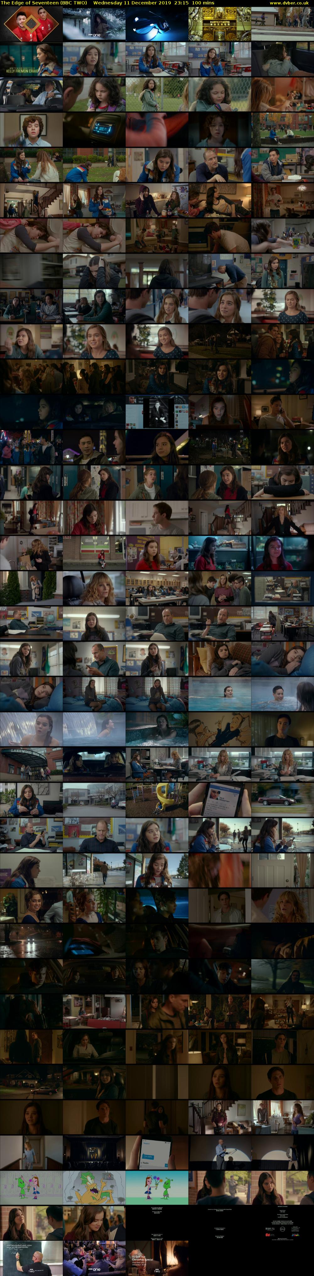 The Edge of Seventeen (BBC TWO) Wednesday 11 December 2019 23:15 - 00:55