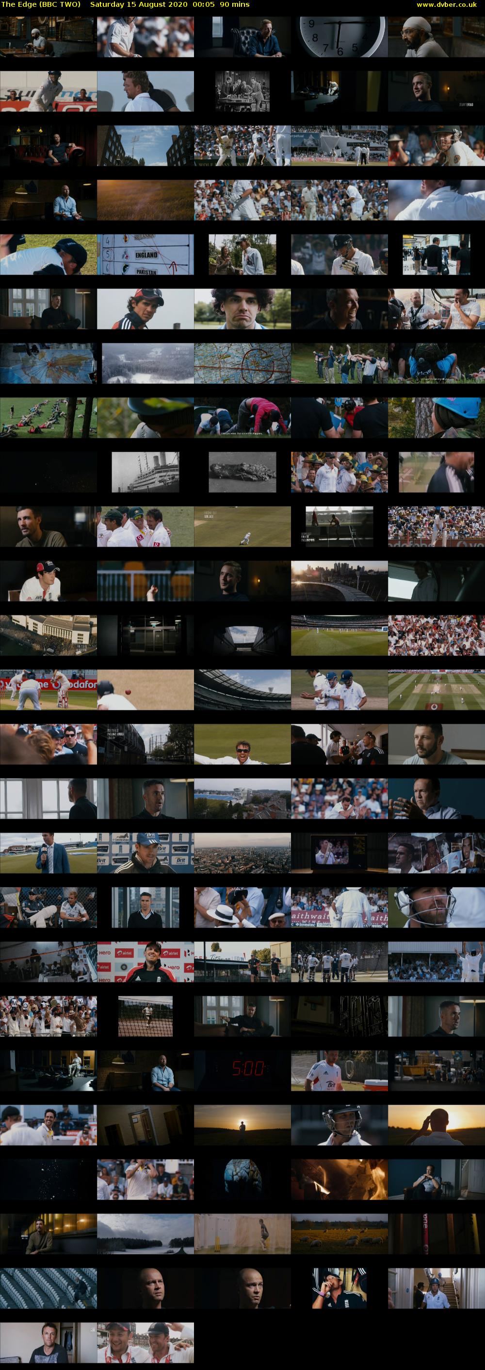 The Edge (BBC TWO) Saturday 15 August 2020 00:05 - 01:35