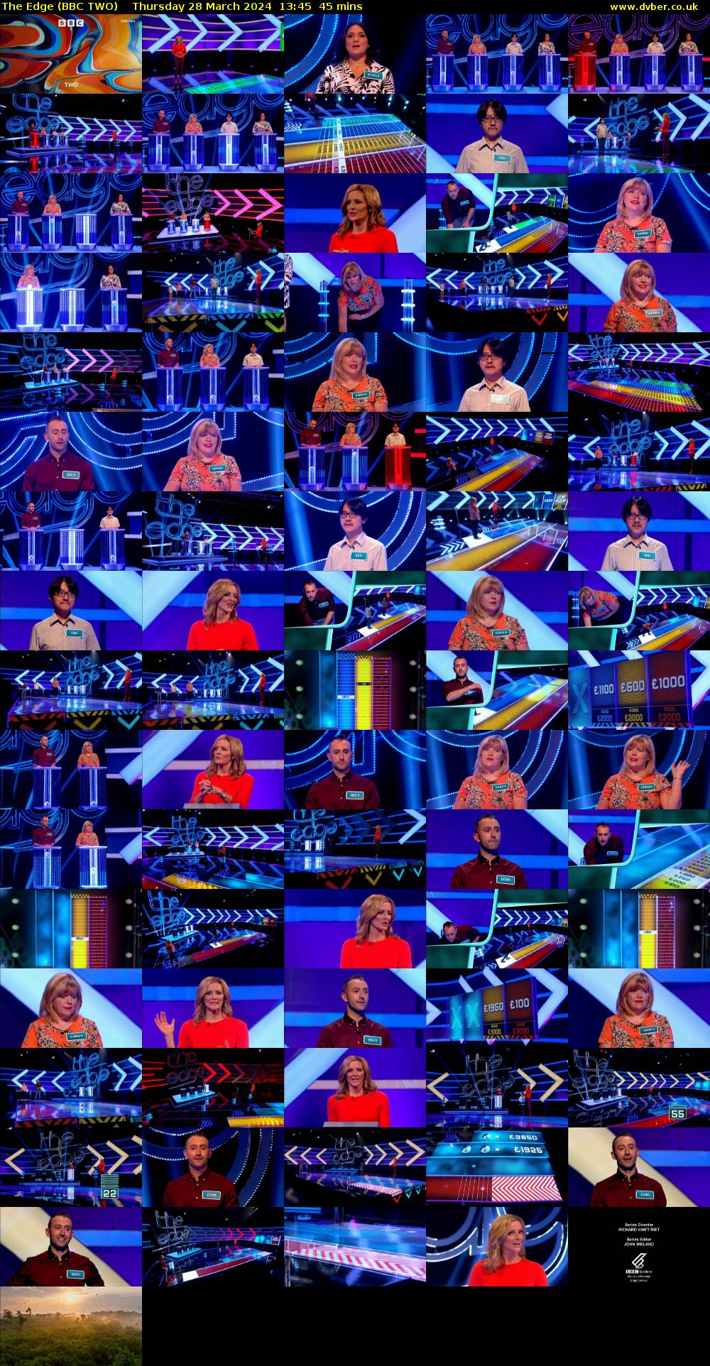The Edge (BBC TWO) Thursday 28 March 2024 13:45 - 14:30