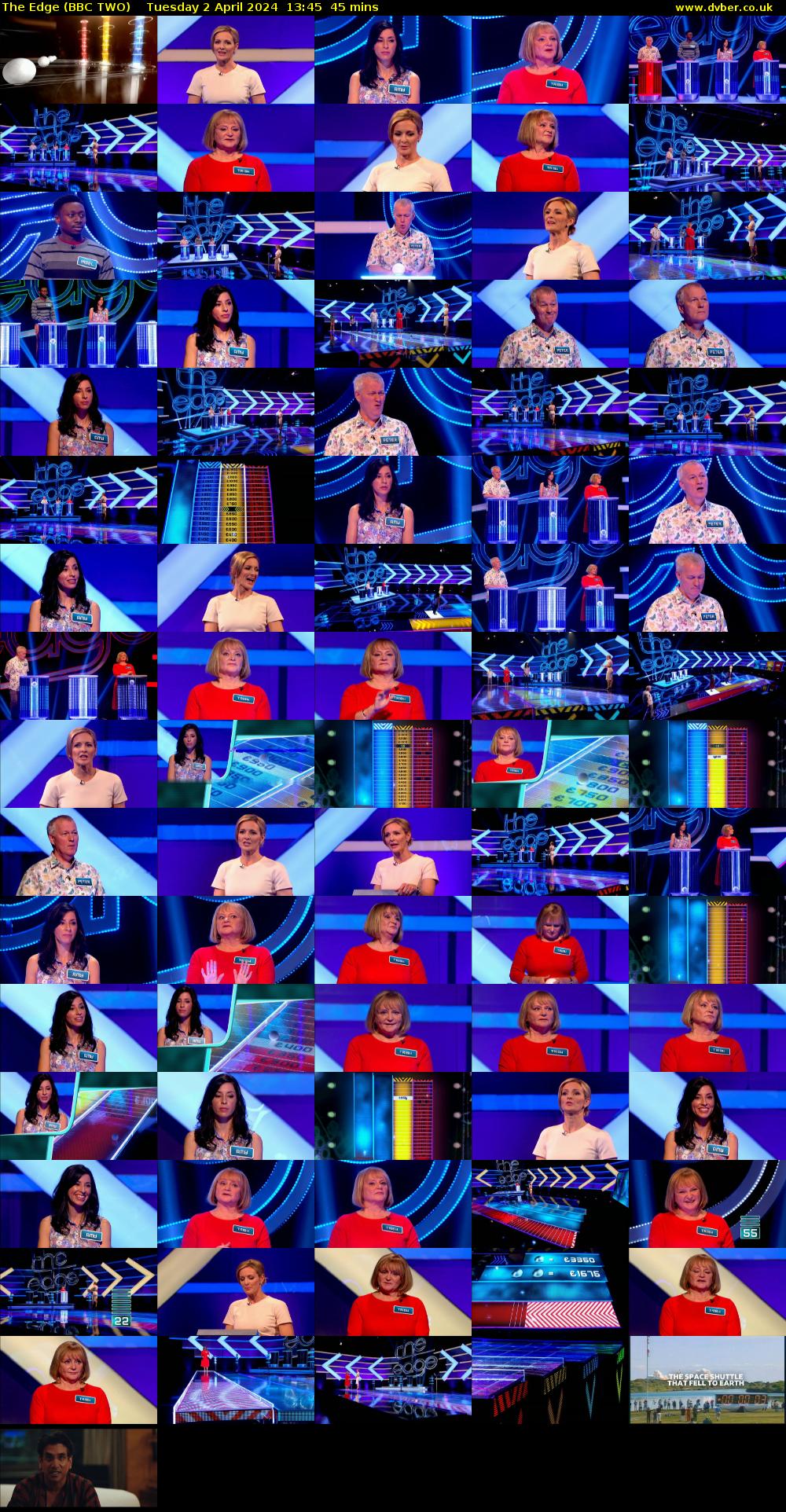 The Edge (BBC TWO) Tuesday 2 April 2024 13:45 - 14:30