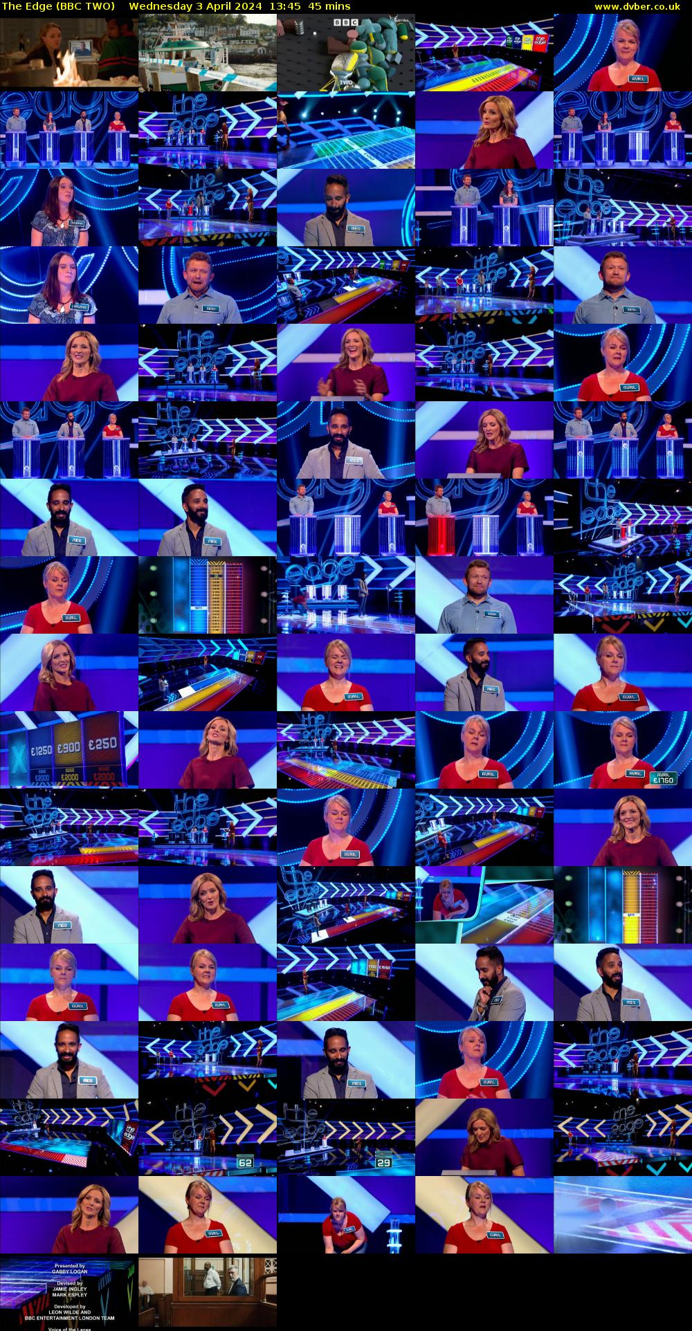 The Edge (BBC TWO) Wednesday 3 April 2024 13:45 - 14:30
