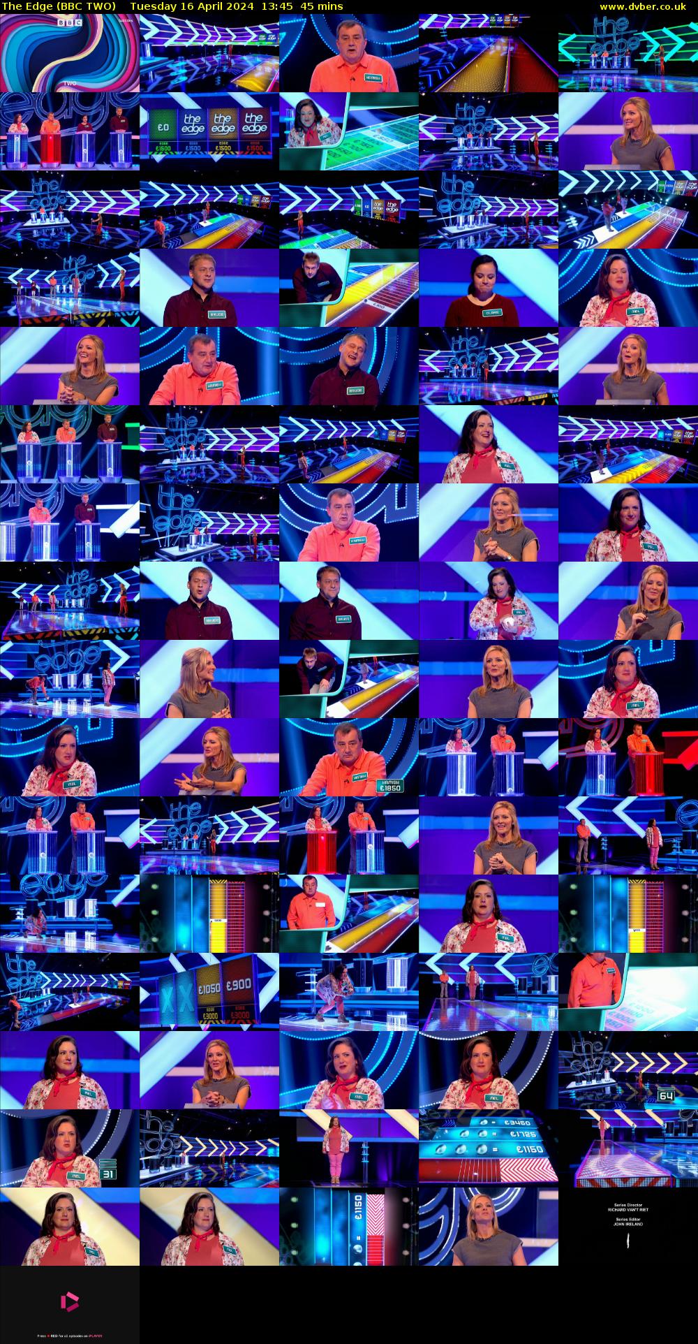 The Edge (BBC TWO) Tuesday 16 April 2024 13:45 - 14:30