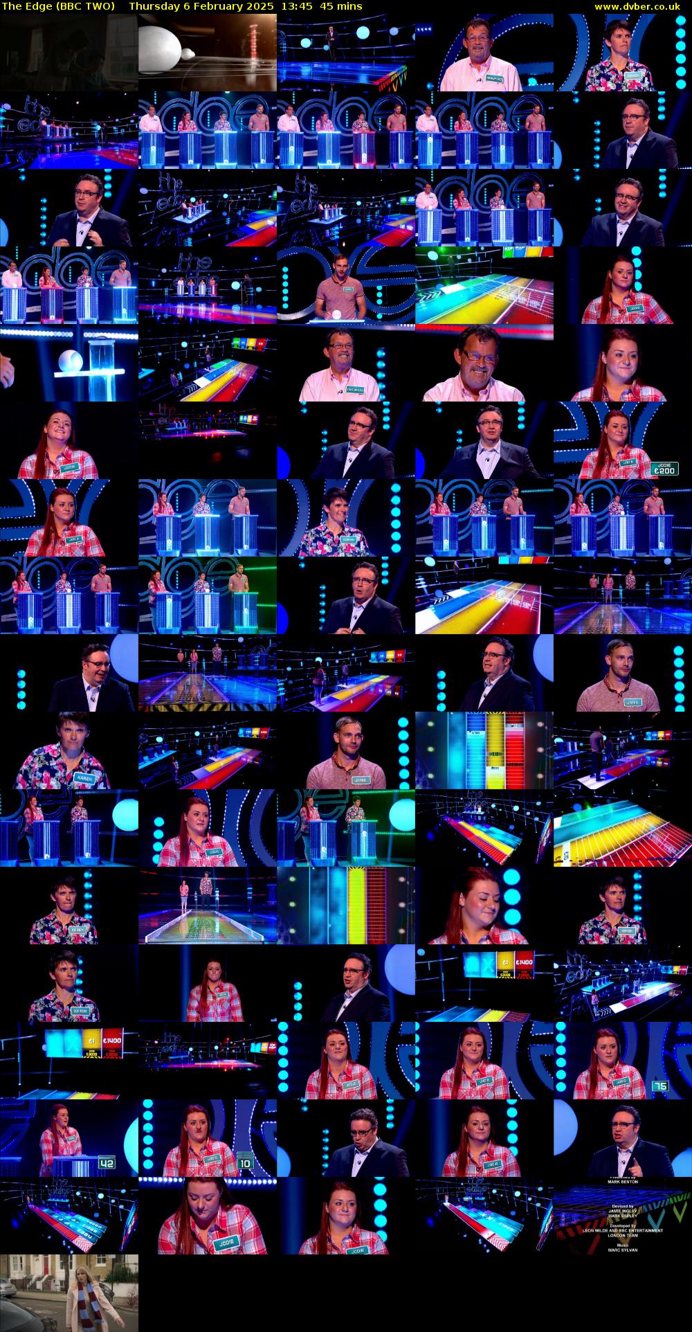 The Edge (BBC TWO) Thursday 6 February 2025 13:45 - 14:30