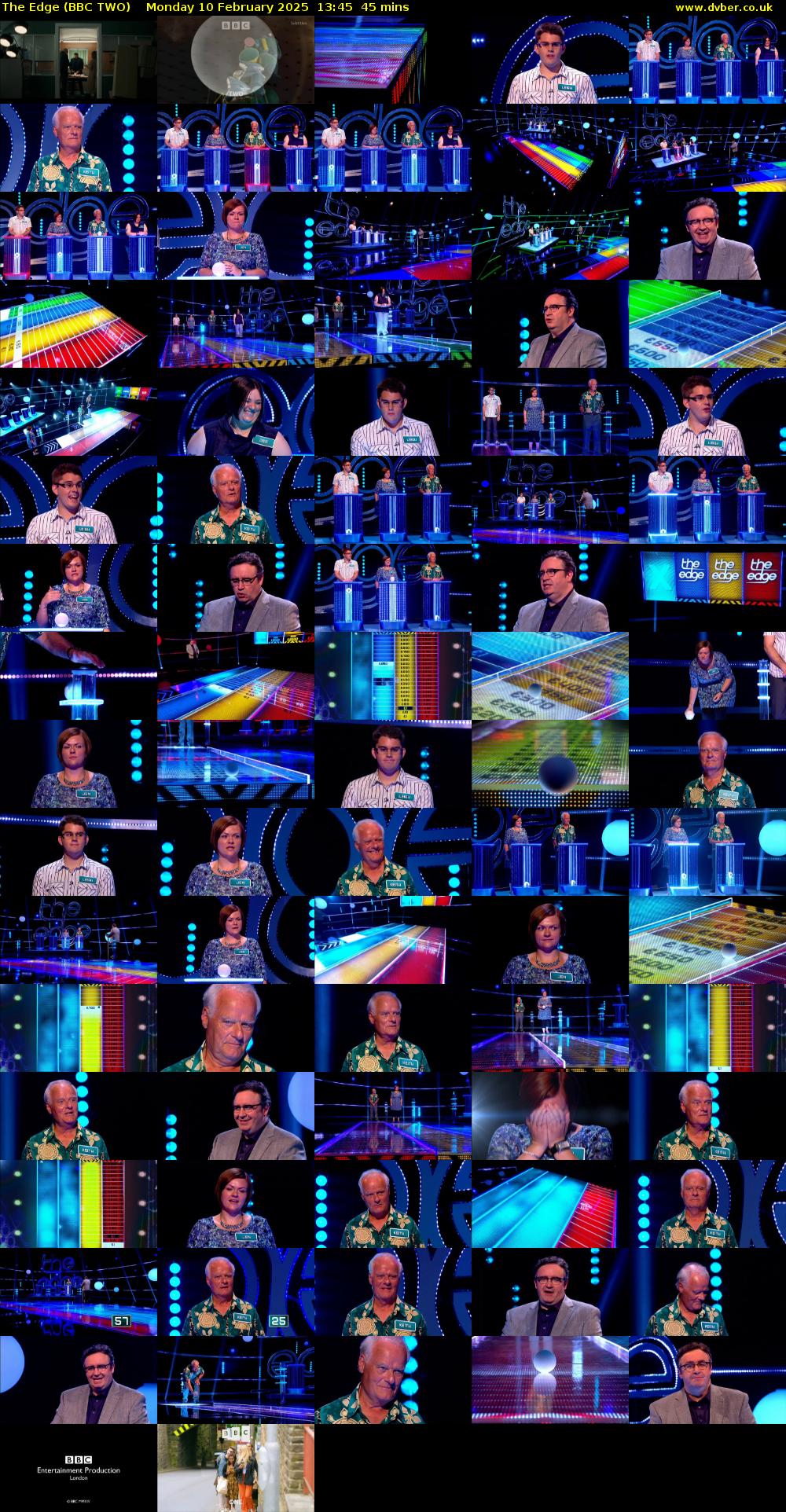 The Edge (BBC TWO) Monday 10 February 2025 13:45 - 14:30