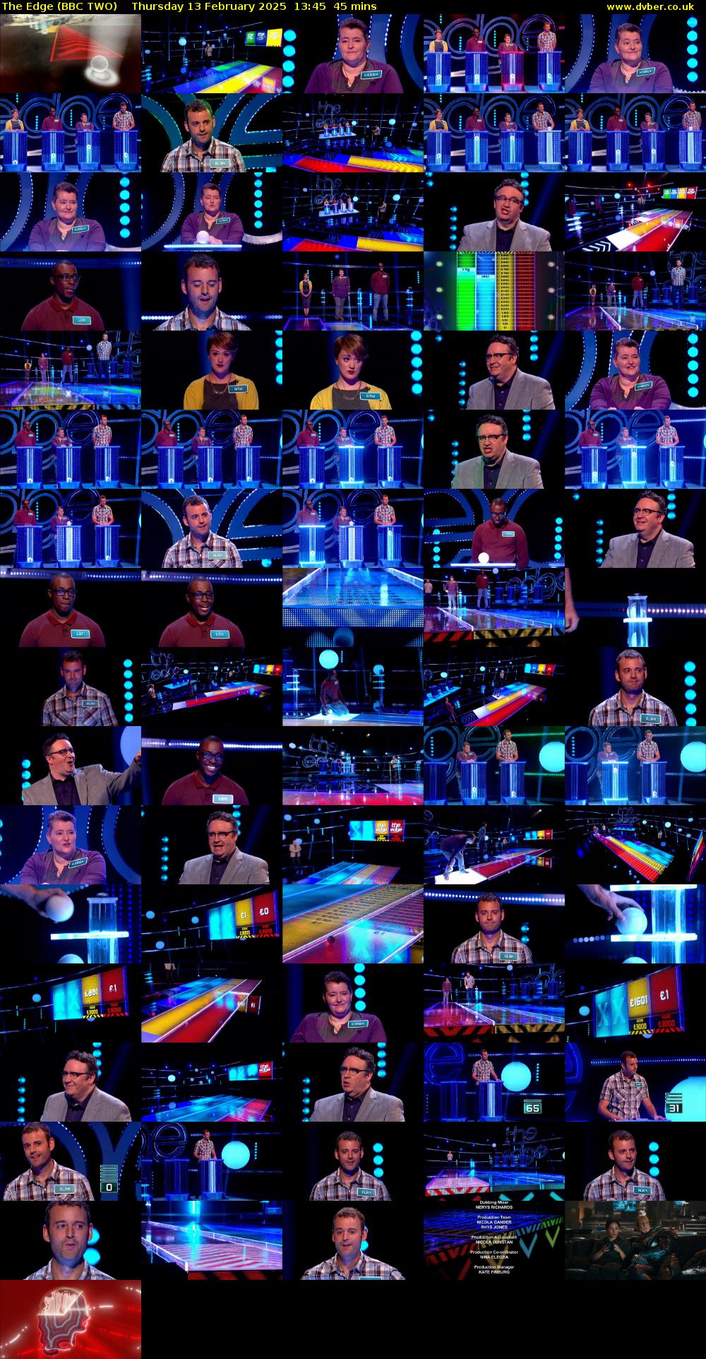 The Edge (BBC TWO) Thursday 13 February 2025 13:45 - 14:30