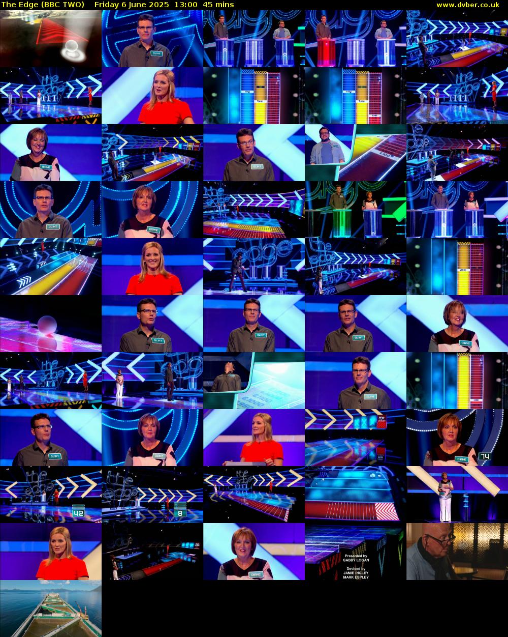The Edge (BBC TWO) Friday 6 June 2025 13:00 - 13:45