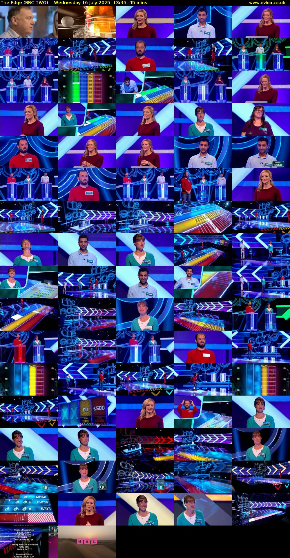 The Edge (BBC TWO) Wednesday 16 July 2025 13:45 - 14:30