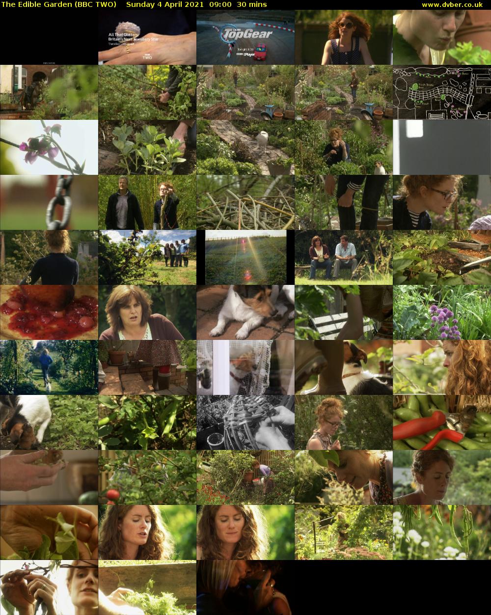The Edible Garden (BBC TWO) Sunday 4 April 2021 09:00 - 09:30