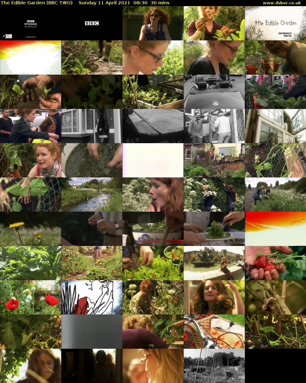 The Edible Garden (BBC TWO) Sunday 11 April 2021 08:30 - 09:00