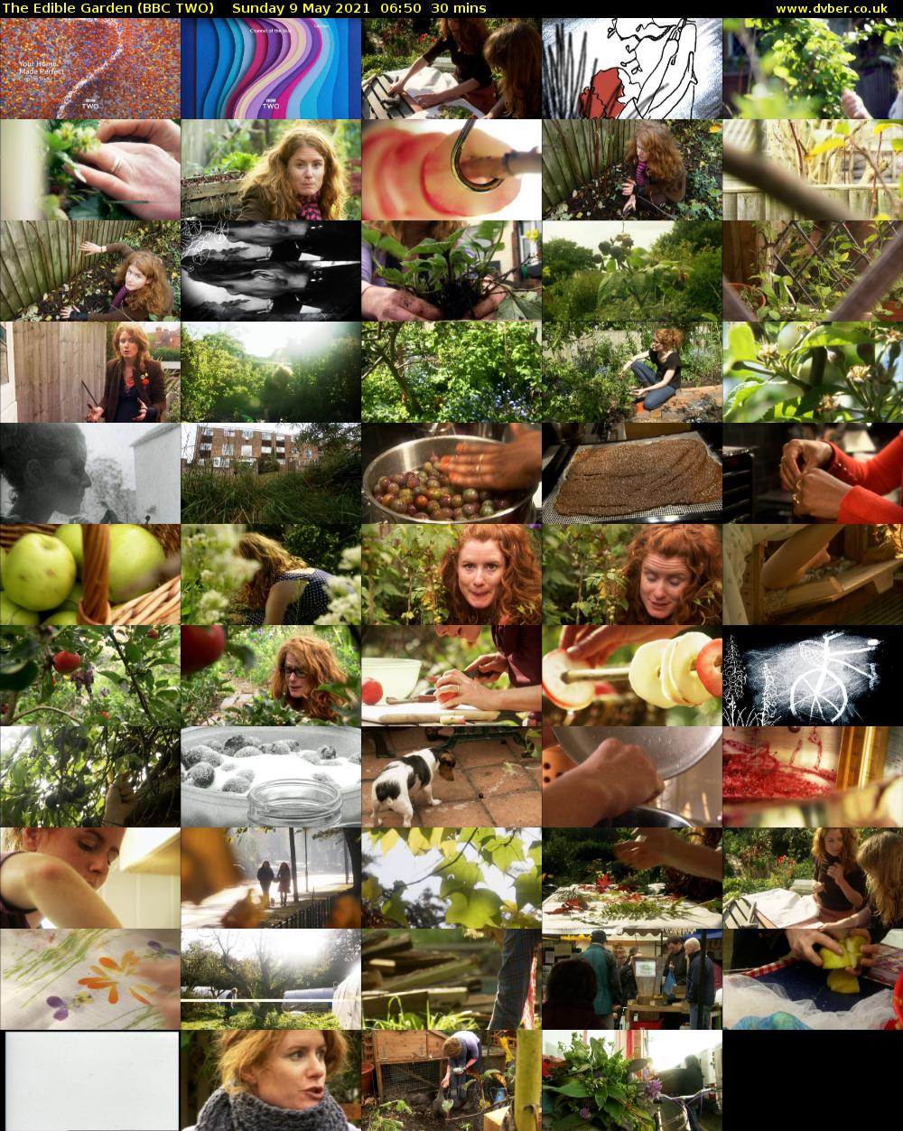 The Edible Garden (BBC TWO) Sunday 9 May 2021 06:50 - 07:20