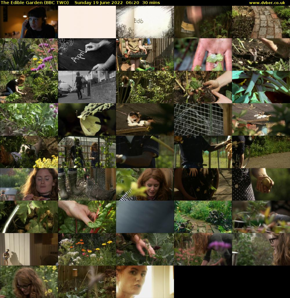 The Edible Garden (BBC TWO) Sunday 19 June 2022 06:20 - 06:50