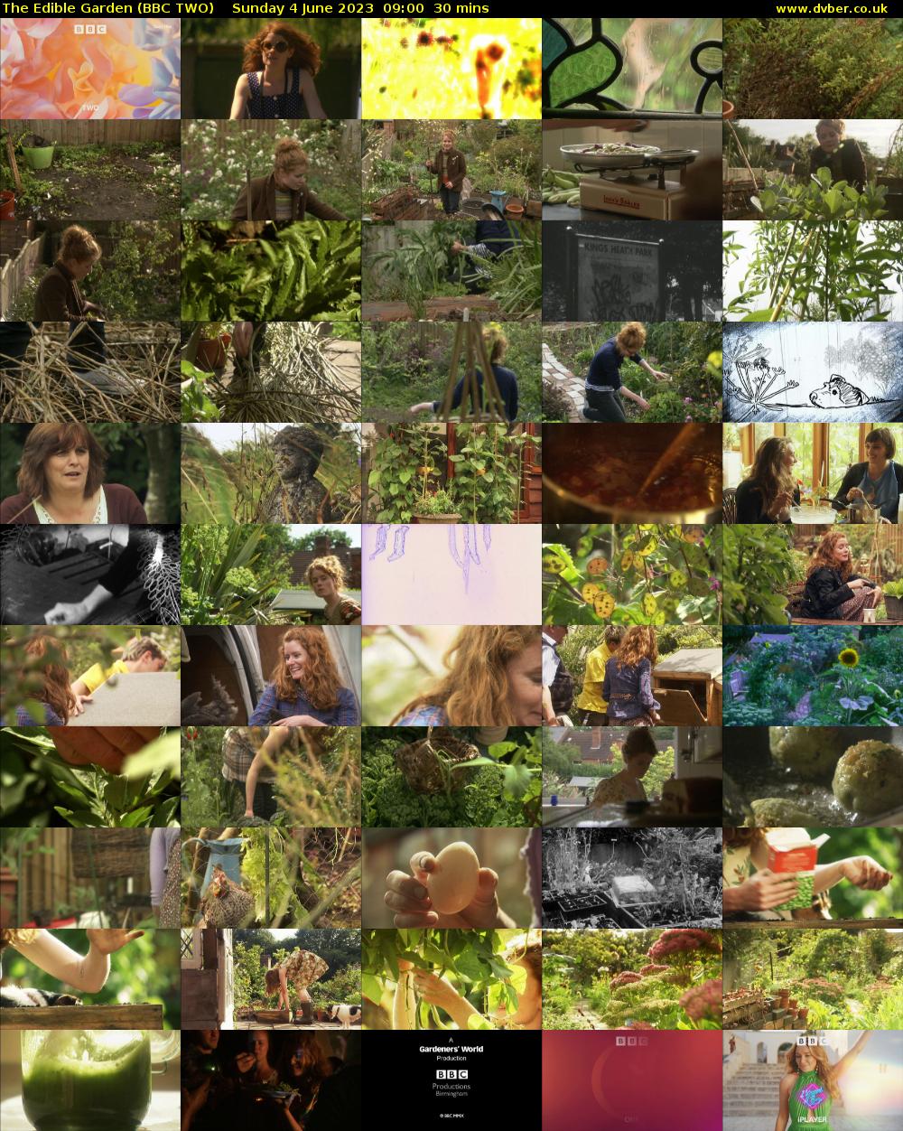 The Edible Garden (BBC TWO) Sunday 4 June 2023 09:00 - 09:30