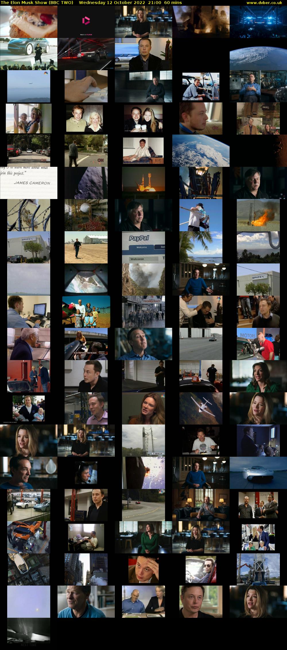 The Elon Musk Show (BBC TWO) Wednesday 12 October 2022 21:00 - 22:00