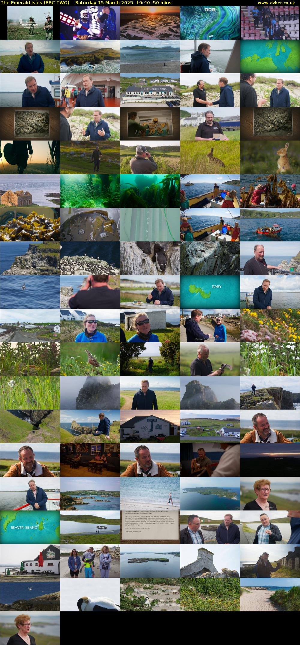 The Emerald Isles (BBC TWO) Saturday 15 March 2025 19:40 - 20:30