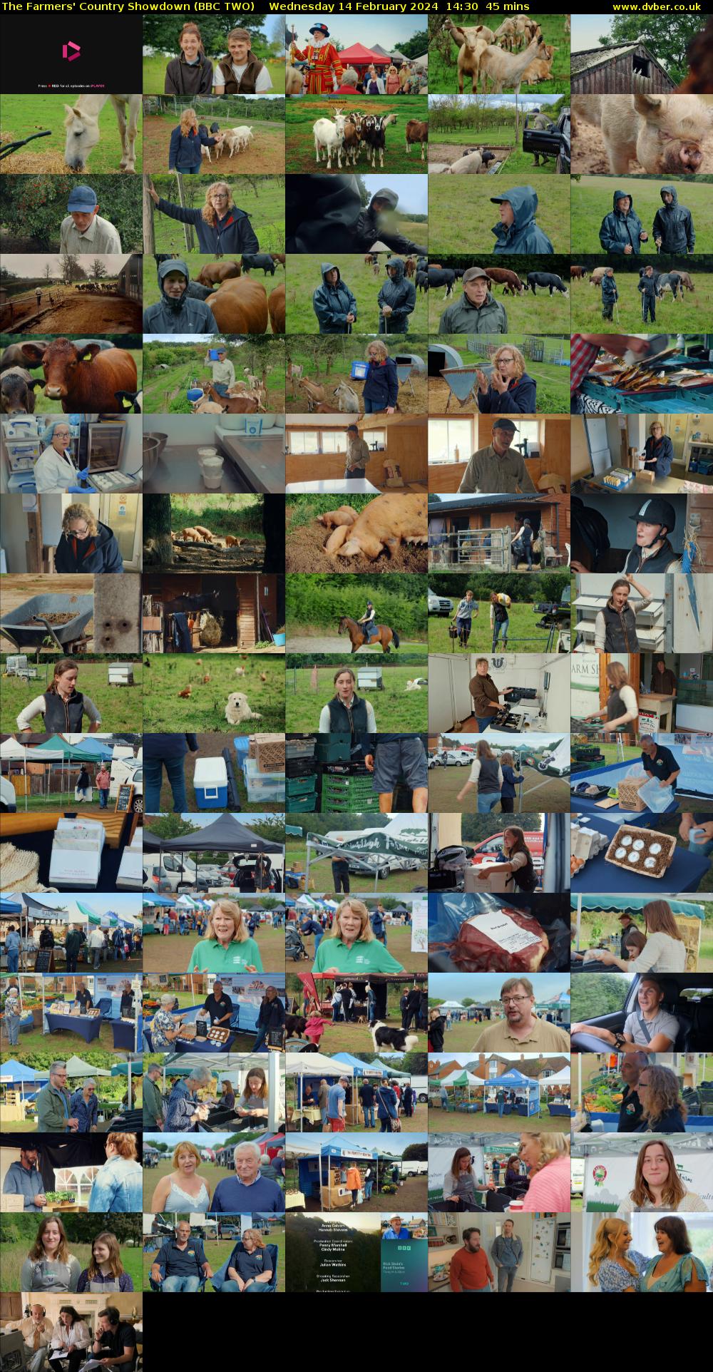 The Farmers' Country Showdown (BBC TWO) Wednesday 14 February 2024 14:30 - 15:15