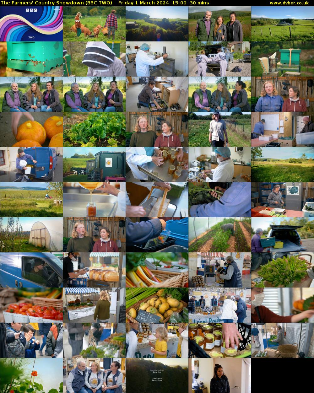 The Farmers' Country Showdown (BBC TWO) Friday 1 March 2024 15:00 - 15:30