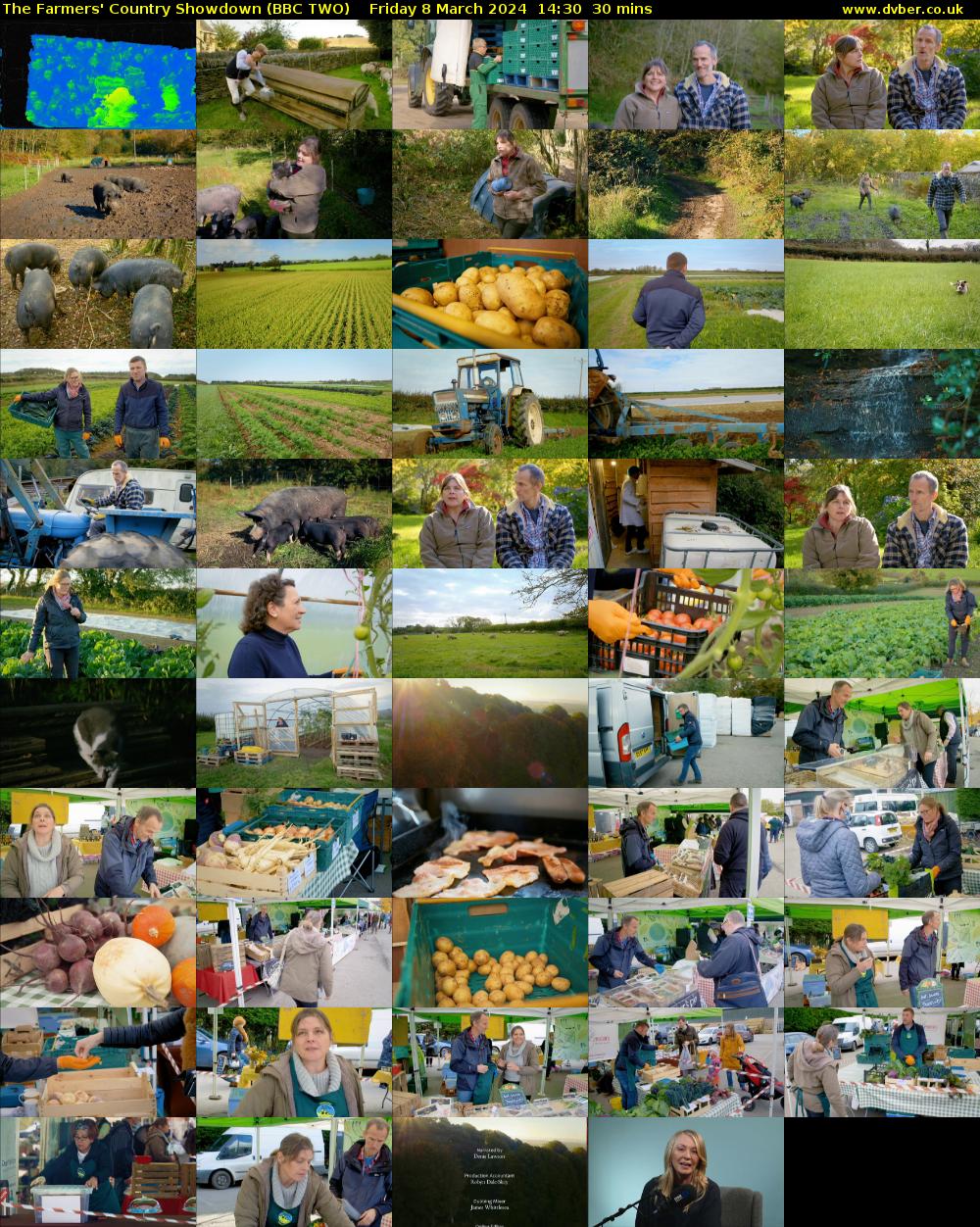 The Farmers' Country Showdown (BBC TWO) Friday 8 March 2024 14:30 - 15:00