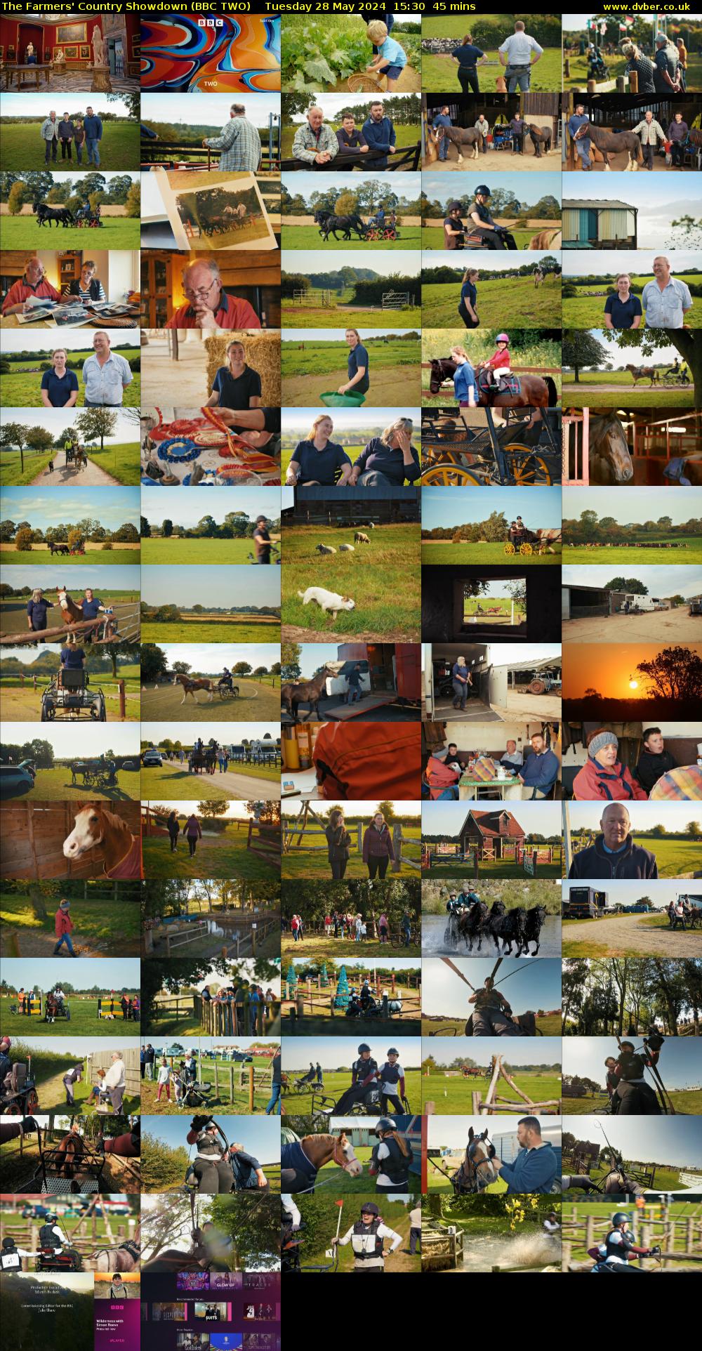 The Farmers' Country Showdown (BBC TWO) Tuesday 28 May 2024 15:30 - 16:15