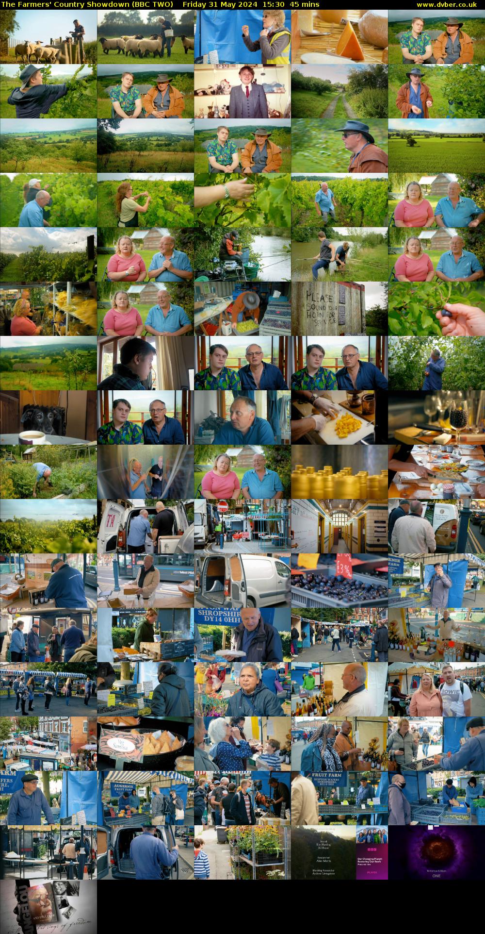 The Farmers' Country Showdown (BBC TWO) Friday 31 May 2024 15:30 - 16:15