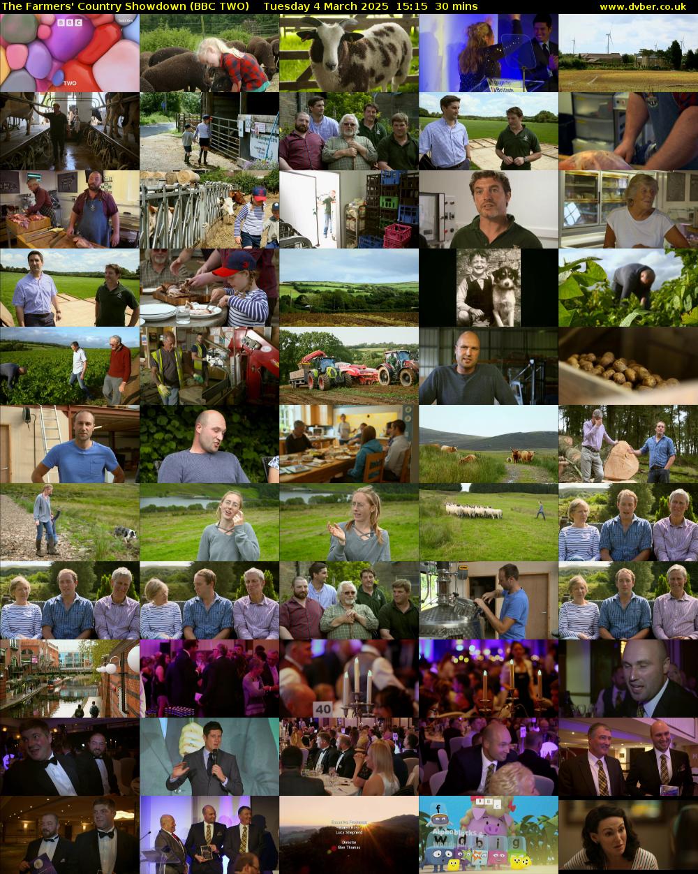 The Farmers' Country Showdown (BBC TWO) Tuesday 4 March 2025 15:15 - 15:45