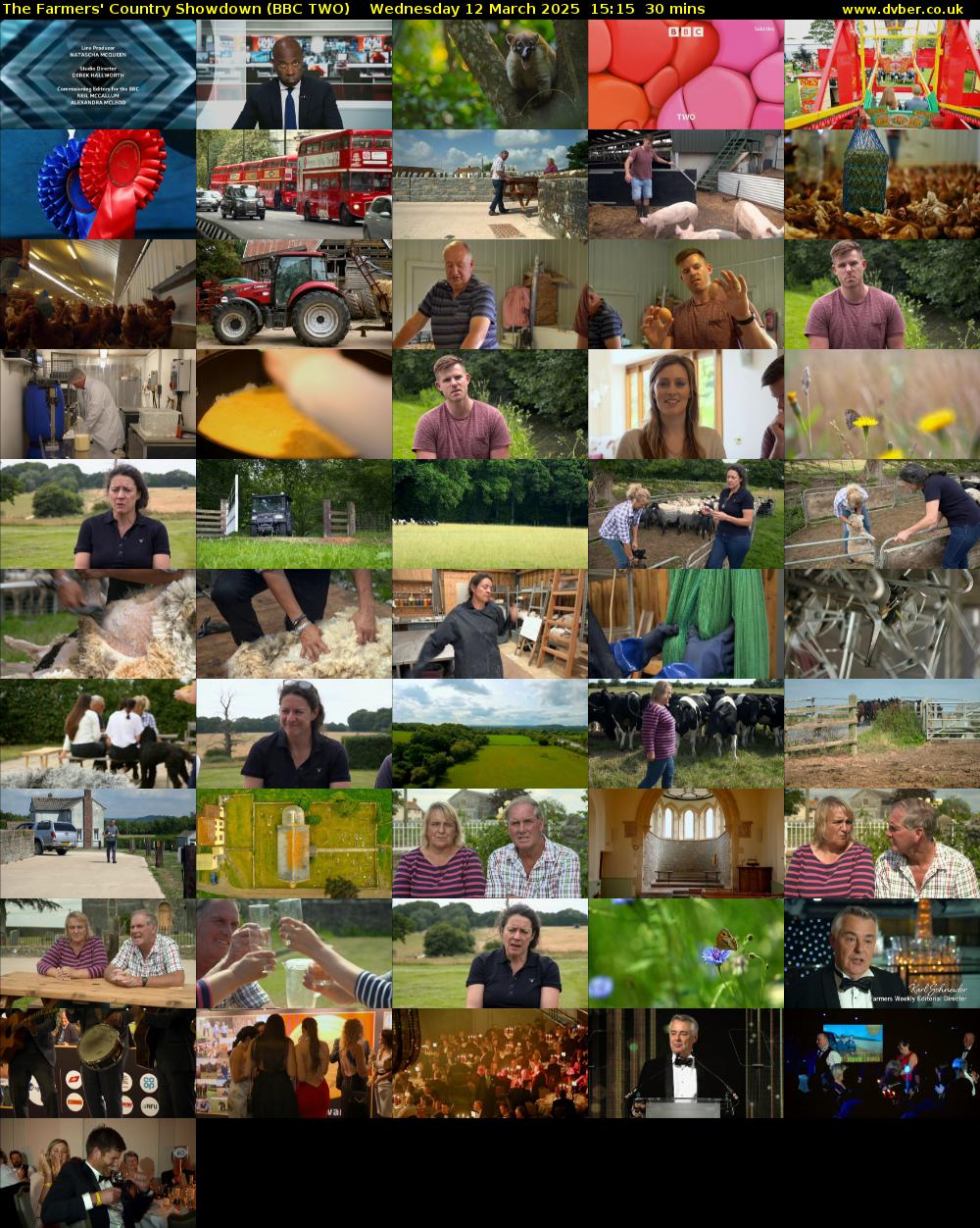 The Farmers' Country Showdown (BBC TWO) Wednesday 12 March 2025 15:15 - 15:45