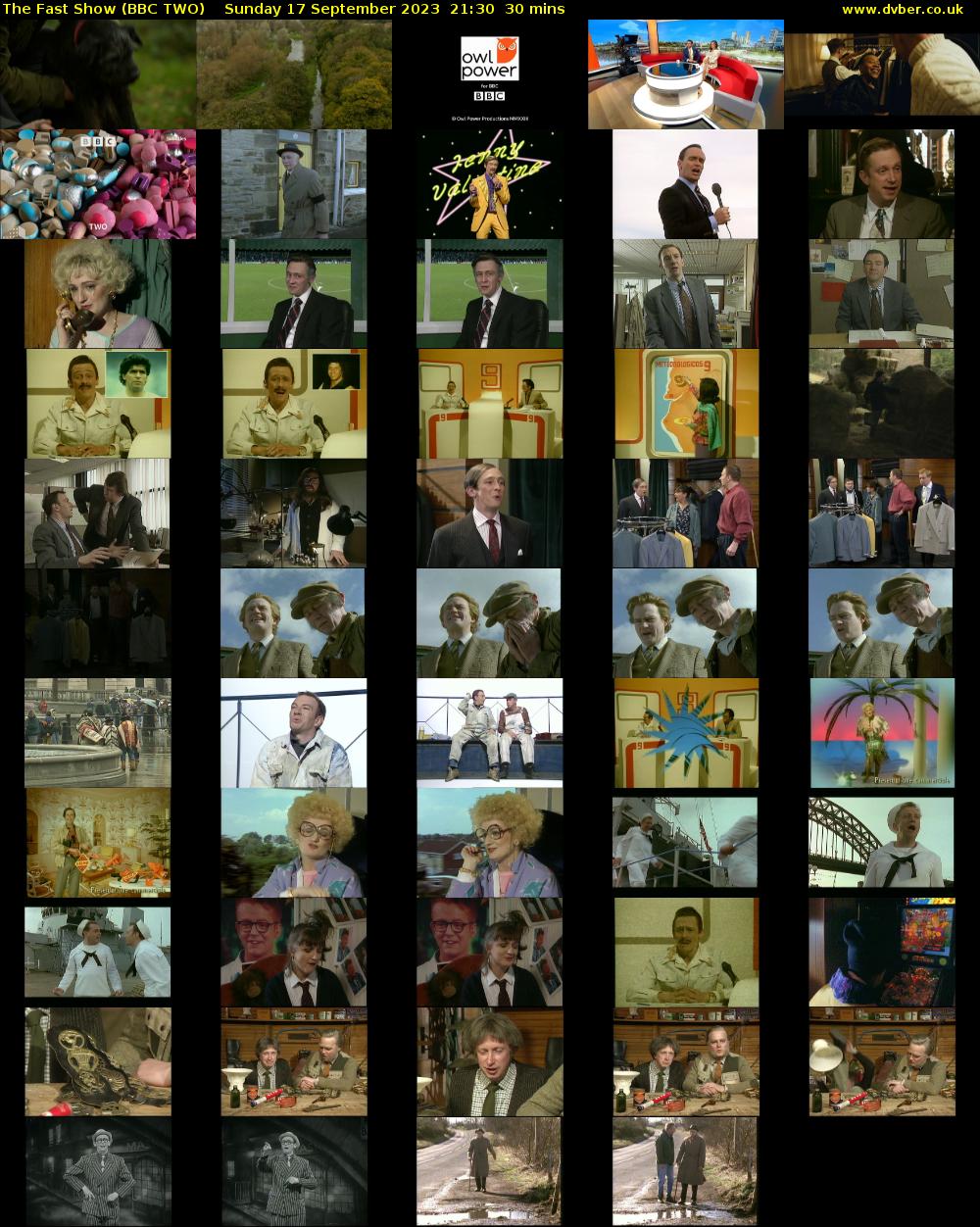 The Fast Show (BBC TWO) Sunday 17 September 2023 21:30 - 22:00