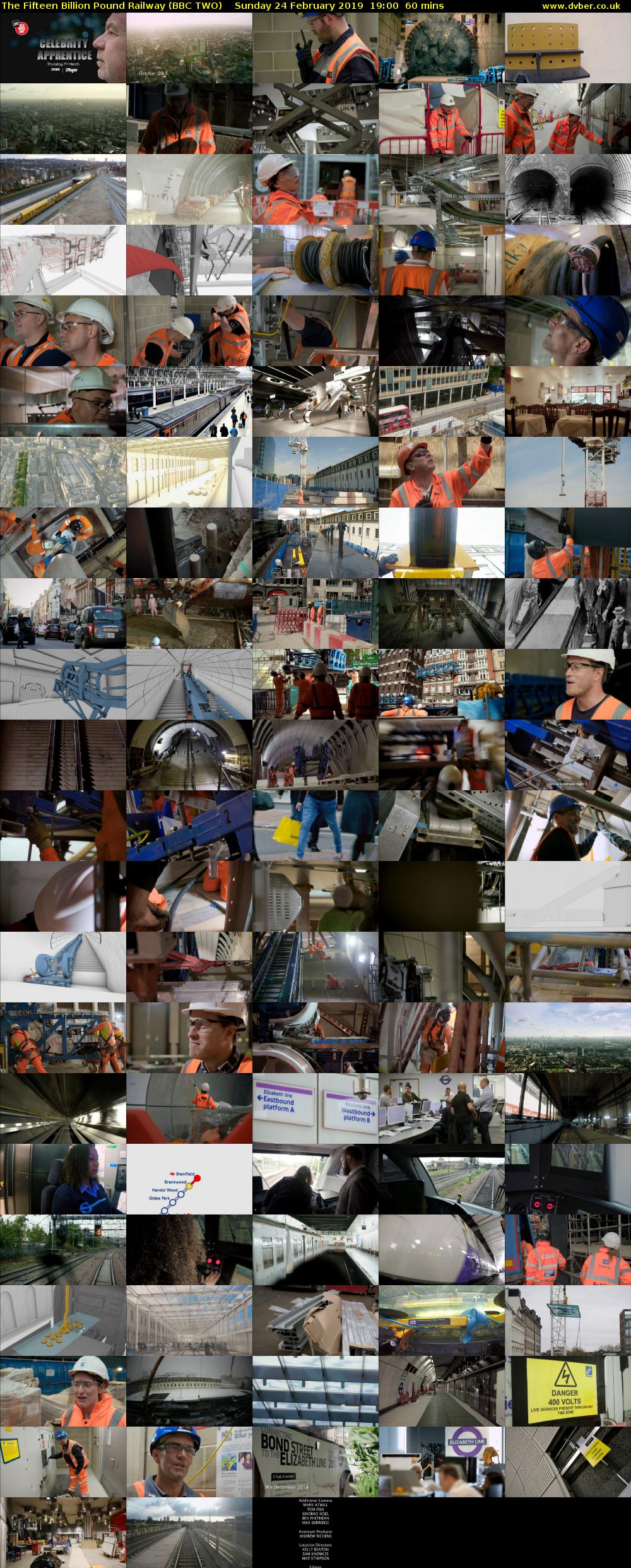 The Fifteen Billion Pound Railway (BBC TWO) Sunday 24 February 2019 19:00 - 20:00