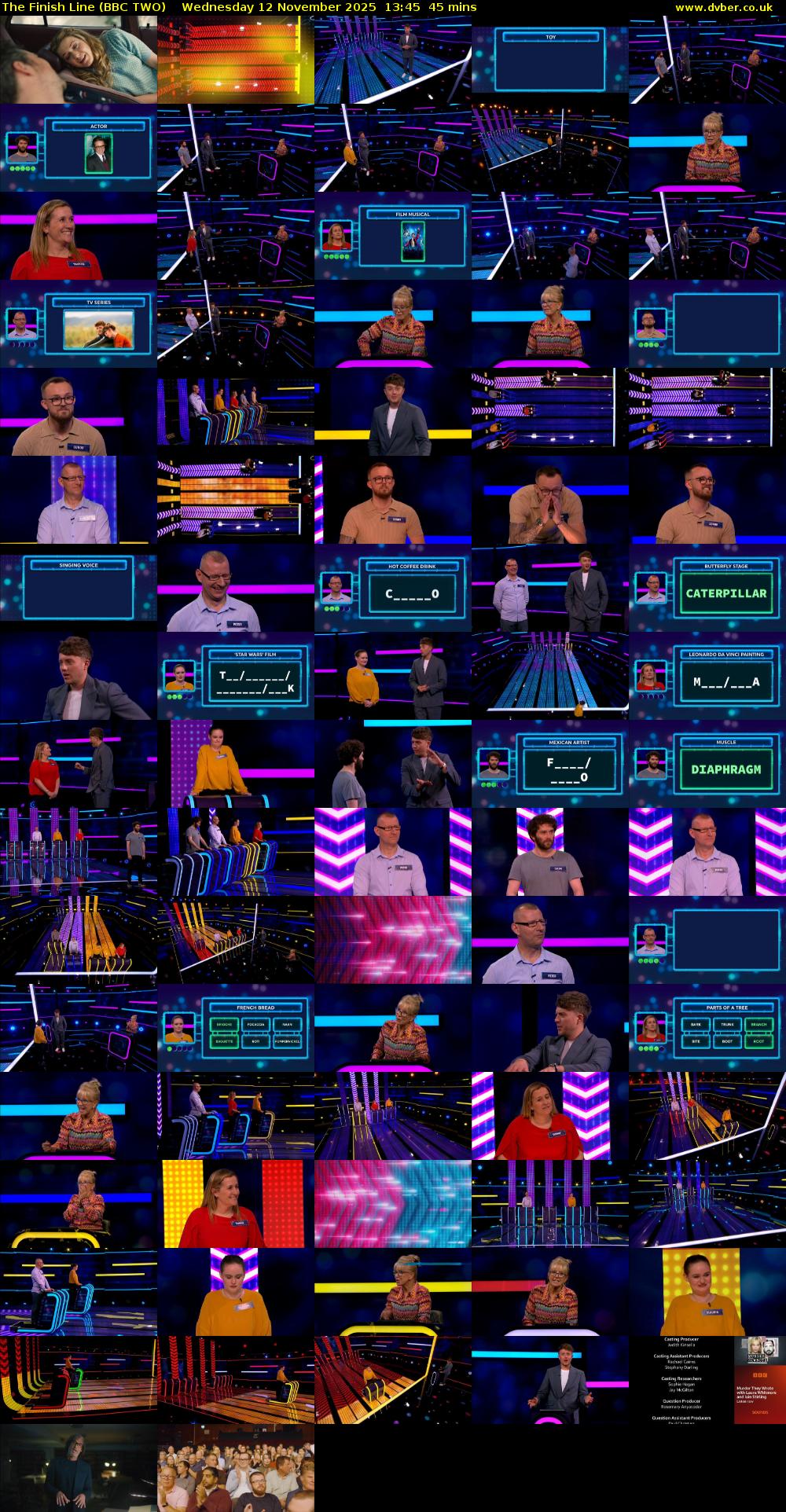 The Finish Line (BBC TWO) Wednesday 12 November 2025 13:45 - 14:30