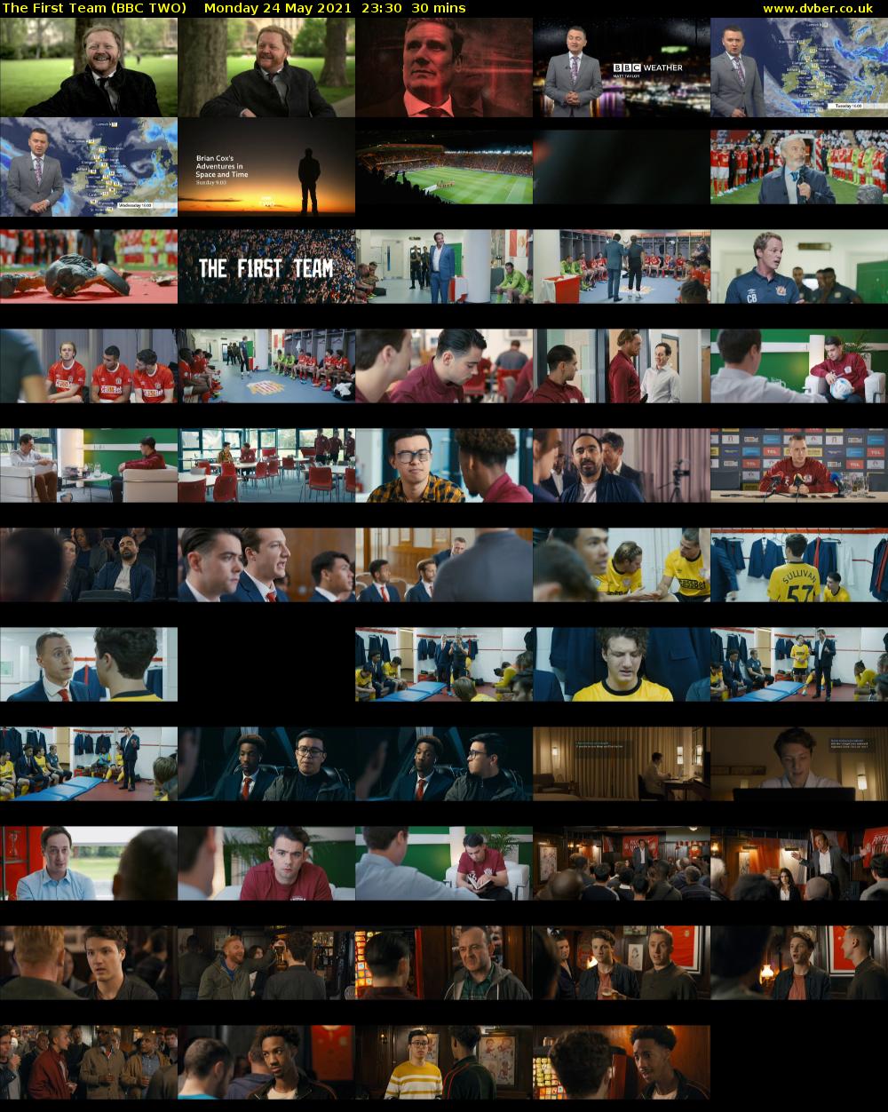 The First Team (BBC TWO) Monday 24 May 2021 23:30 - 00:00