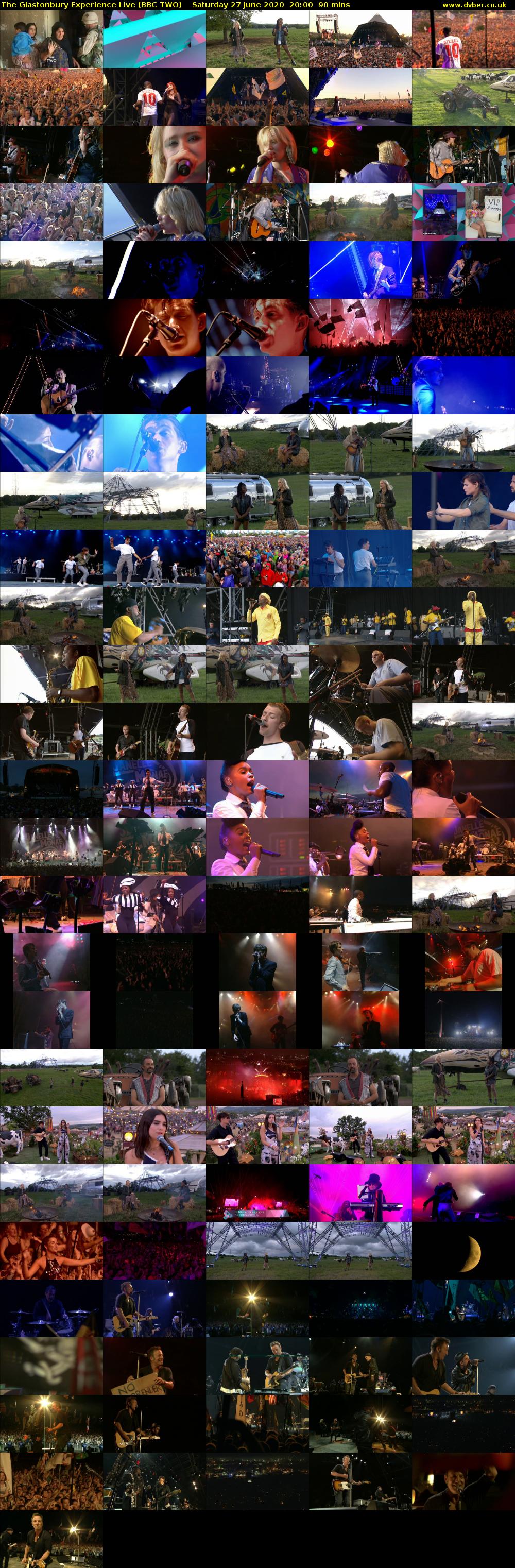 The Glastonbury Experience Live (BBC TWO) Saturday 27 June 2020 20:00 - 21:30