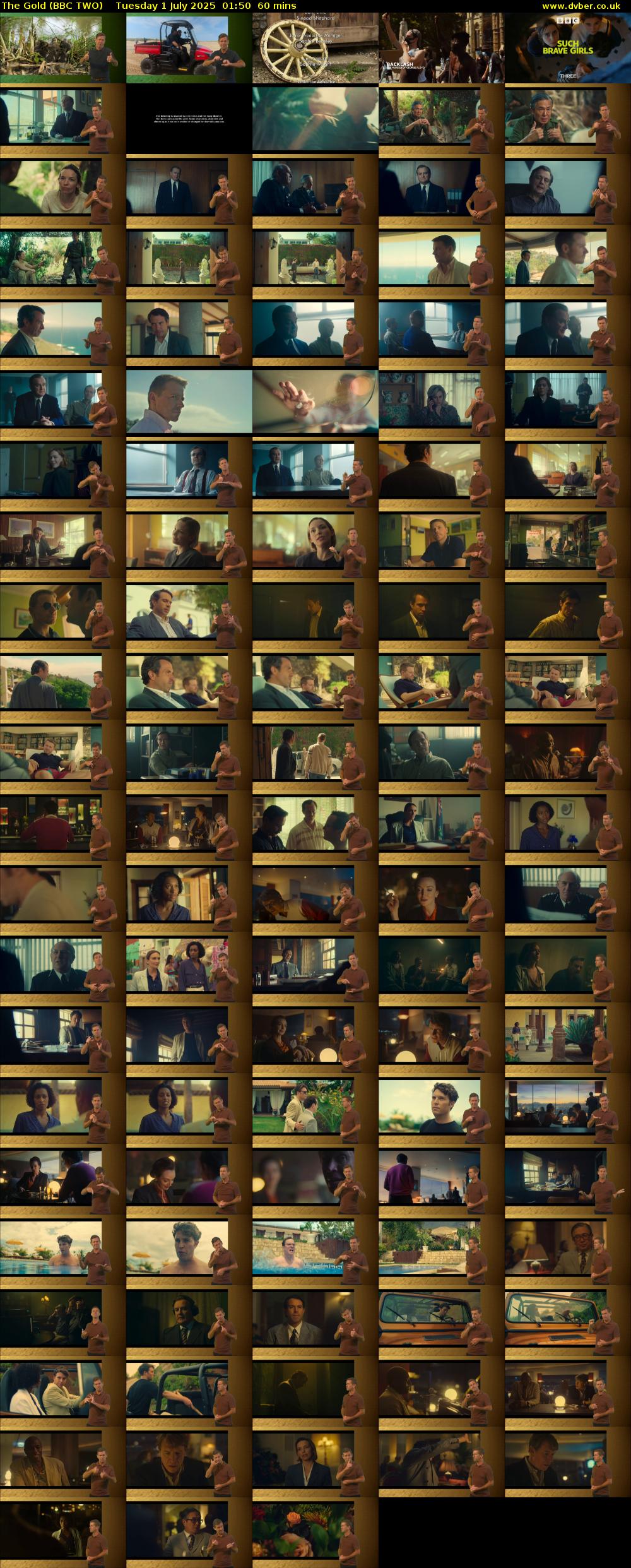 The Gold (BBC TWO) Tuesday 1 July 2025 01:50 - 02:50