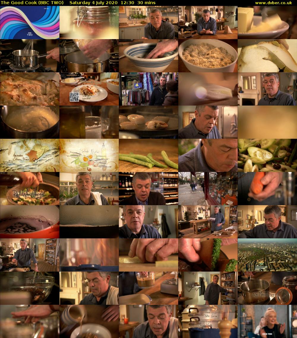 The Good Cook (BBC TWO) Saturday 4 July 2020 12:30 - 13:00