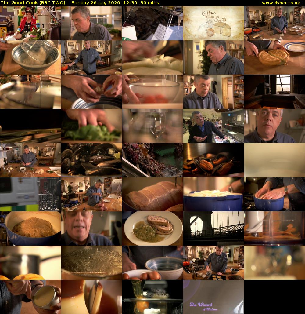 The Good Cook (BBC TWO) Sunday 26 July 2020 12:30 - 13:00