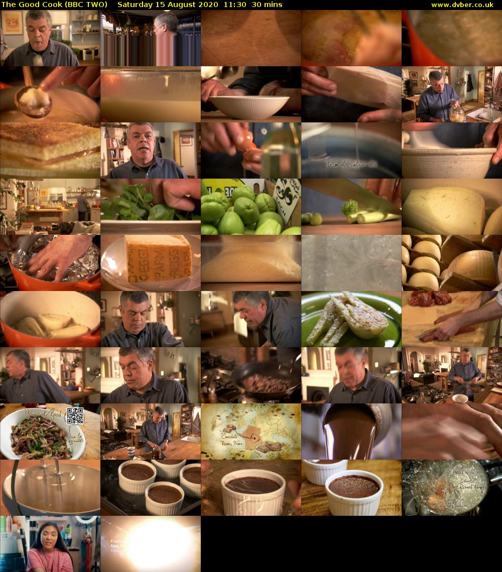 The Good Cook (BBC TWO) Saturday 15 August 2020 11:30 - 12:00