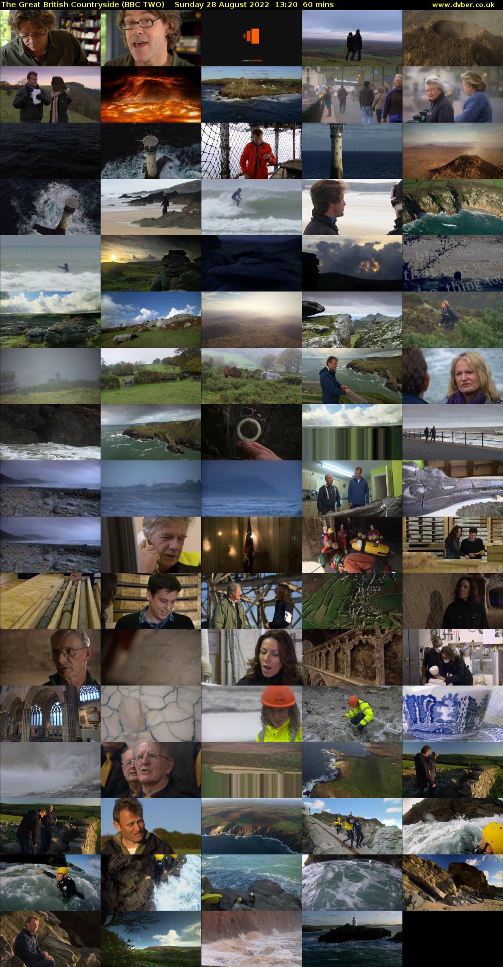 The Great British Countryside (BBC TWO) Sunday 28 August 2022 13:20 - 14:20