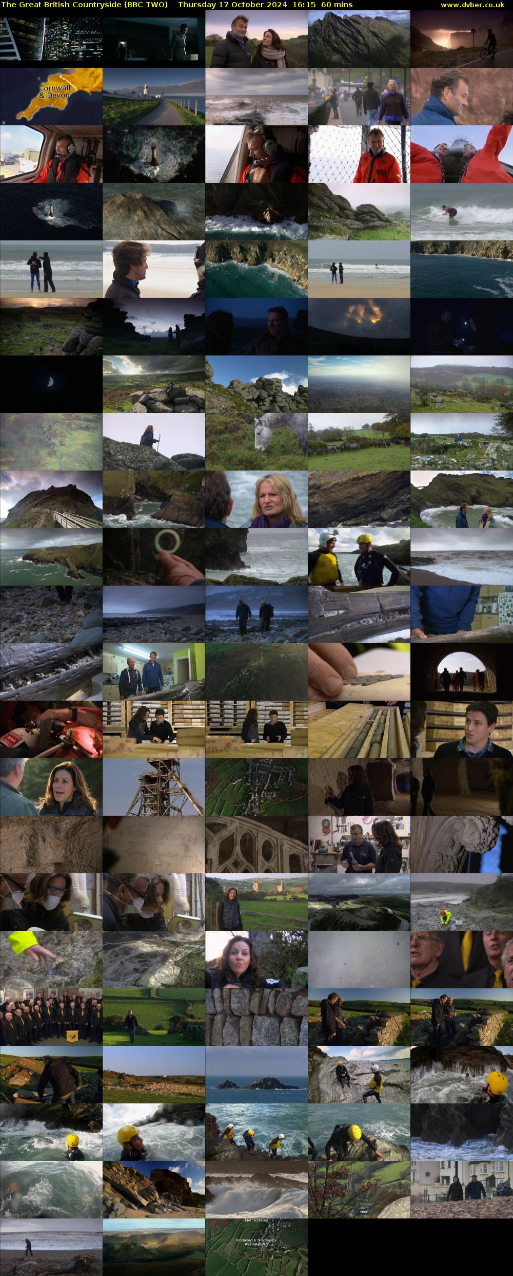 The Great British Countryside (BBC TWO) Thursday 17 October 2024 16:15 - 17:15