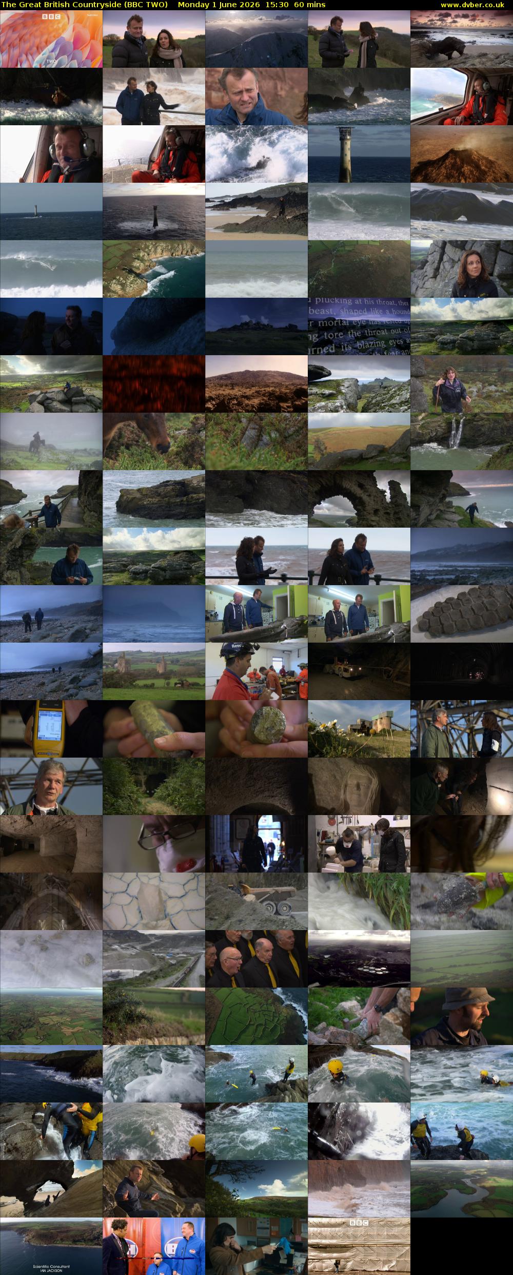 The Great British Countryside (BBC TWO) Monday 1 June 2026 15:30 - 16:30