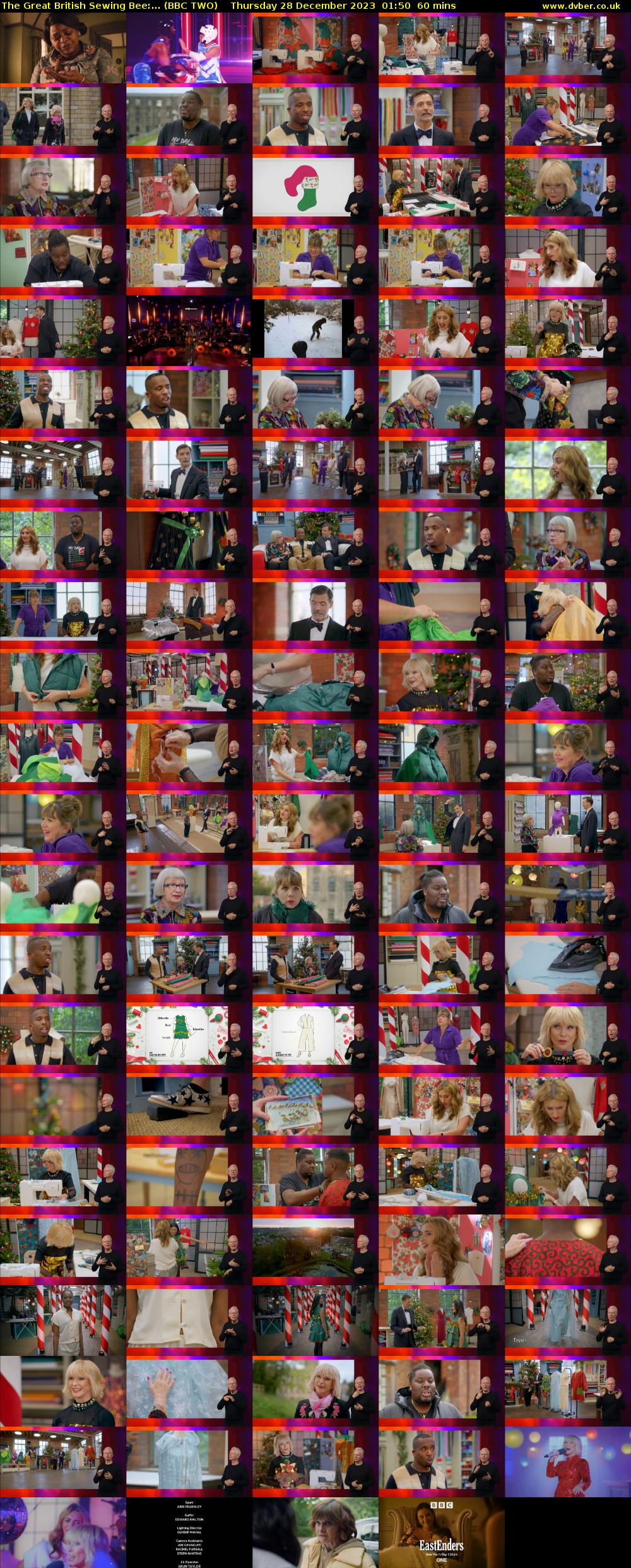 The Great British Sewing Bee:... (BBC TWO) Thursday 28 December 2023 01:50 - 02:50