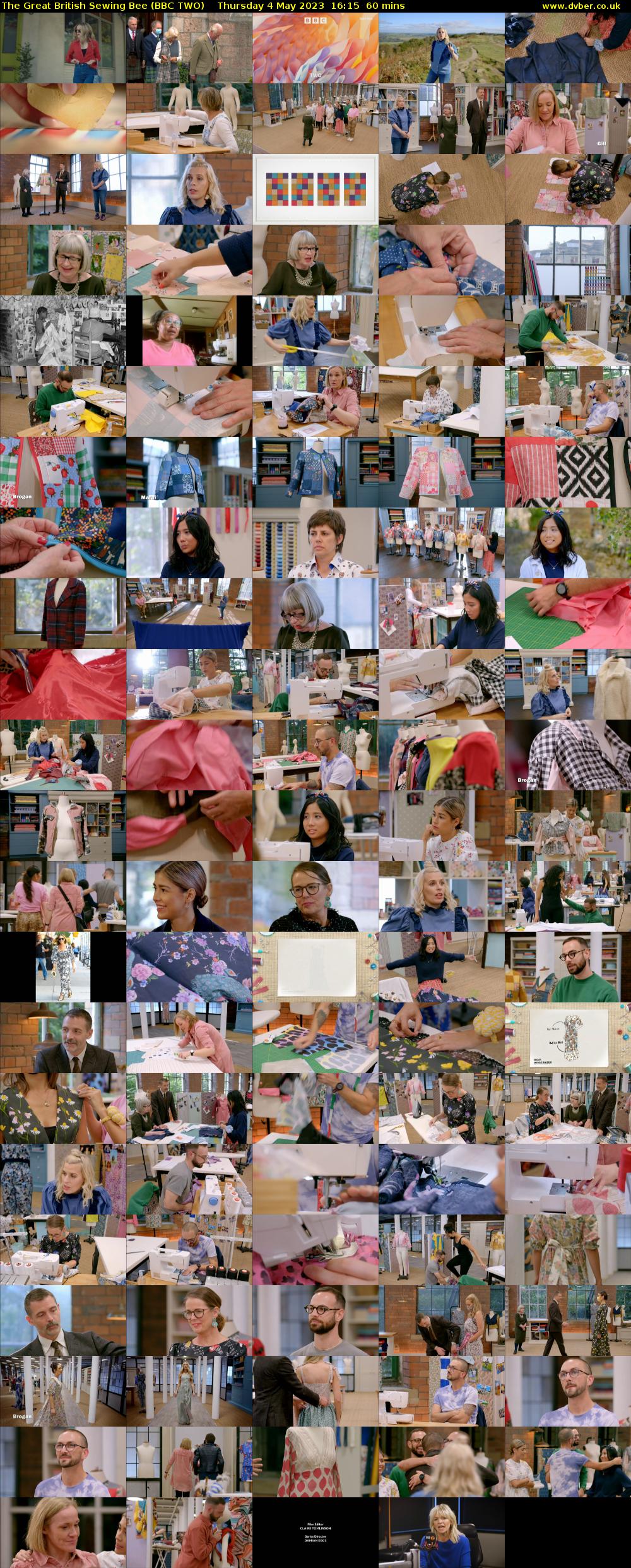 The Great British Sewing Bee (BBC TWO) Thursday 4 May 2023 16:15 - 17:15