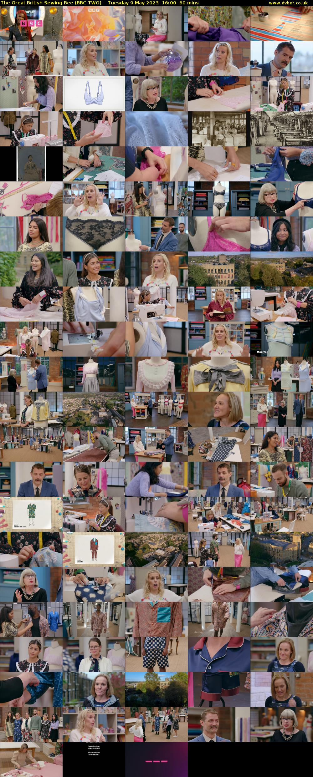The Great British Sewing Bee (BBC TWO) Tuesday 9 May 2023 16:00 - 17:00