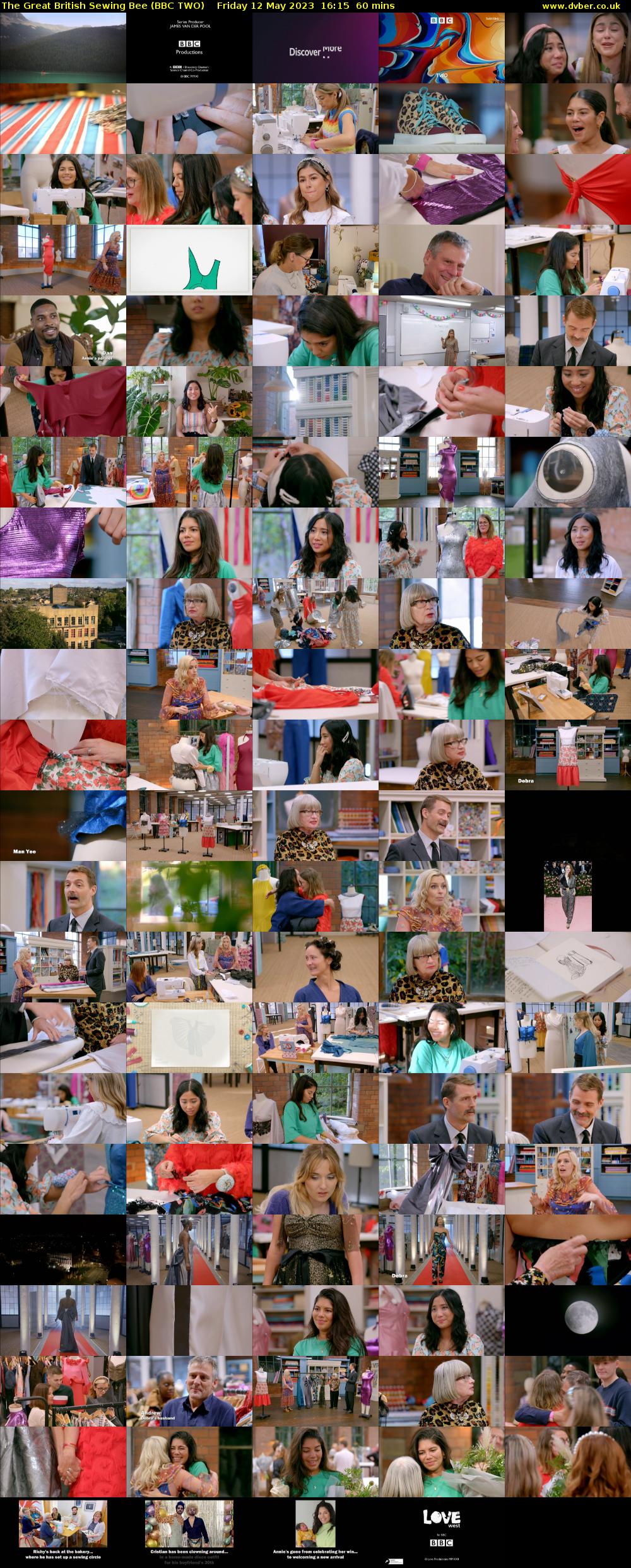 The Great British Sewing Bee (BBC TWO) Friday 12 May 2023 16:15 - 17:15