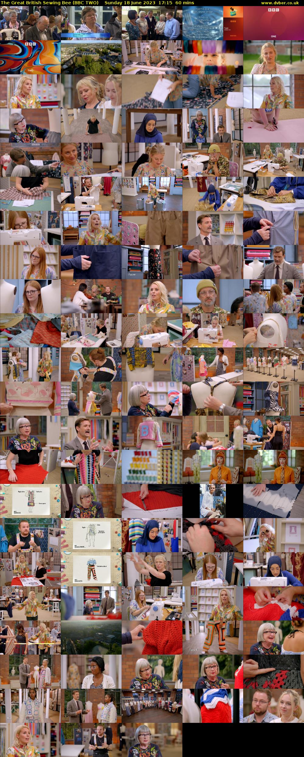 The Great British Sewing Bee (BBC TWO) Sunday 18 June 2023 17:15 - 18:15