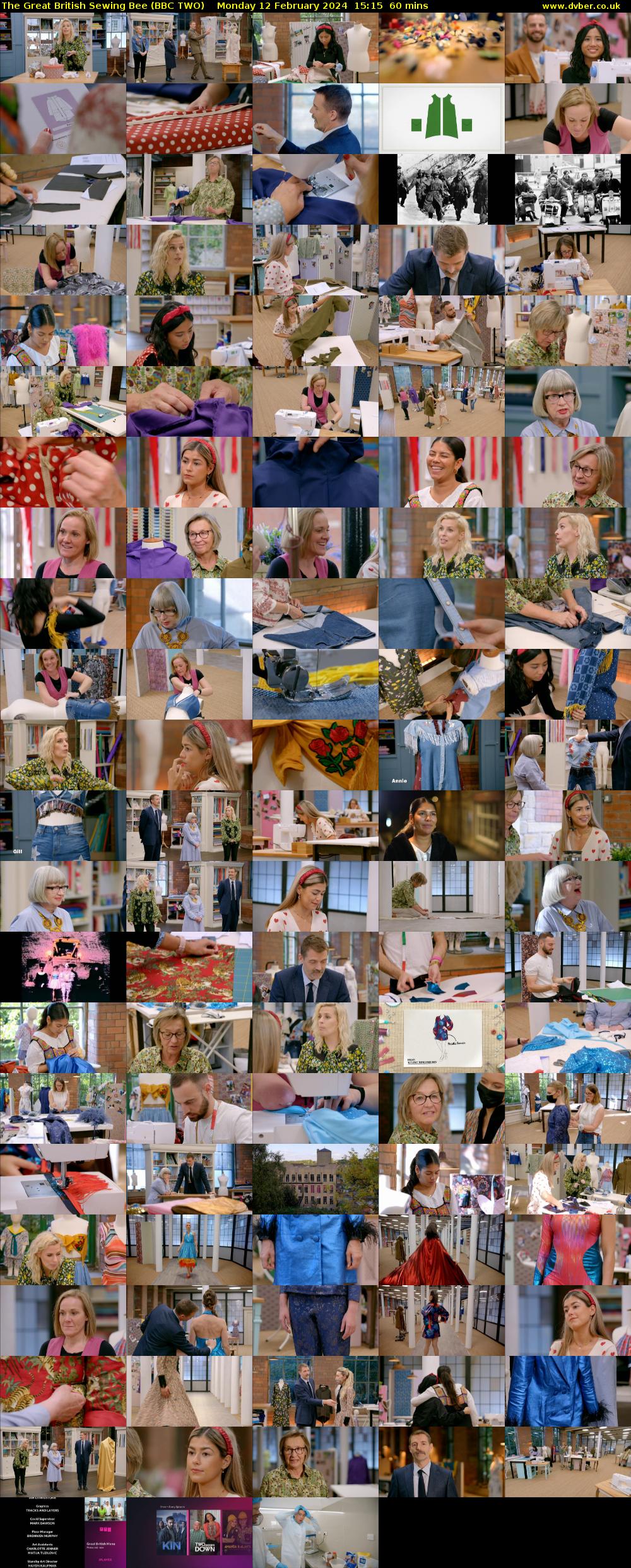 The Great British Sewing Bee (BBC TWO) Monday 12 February 2024 15:15 - 16:15