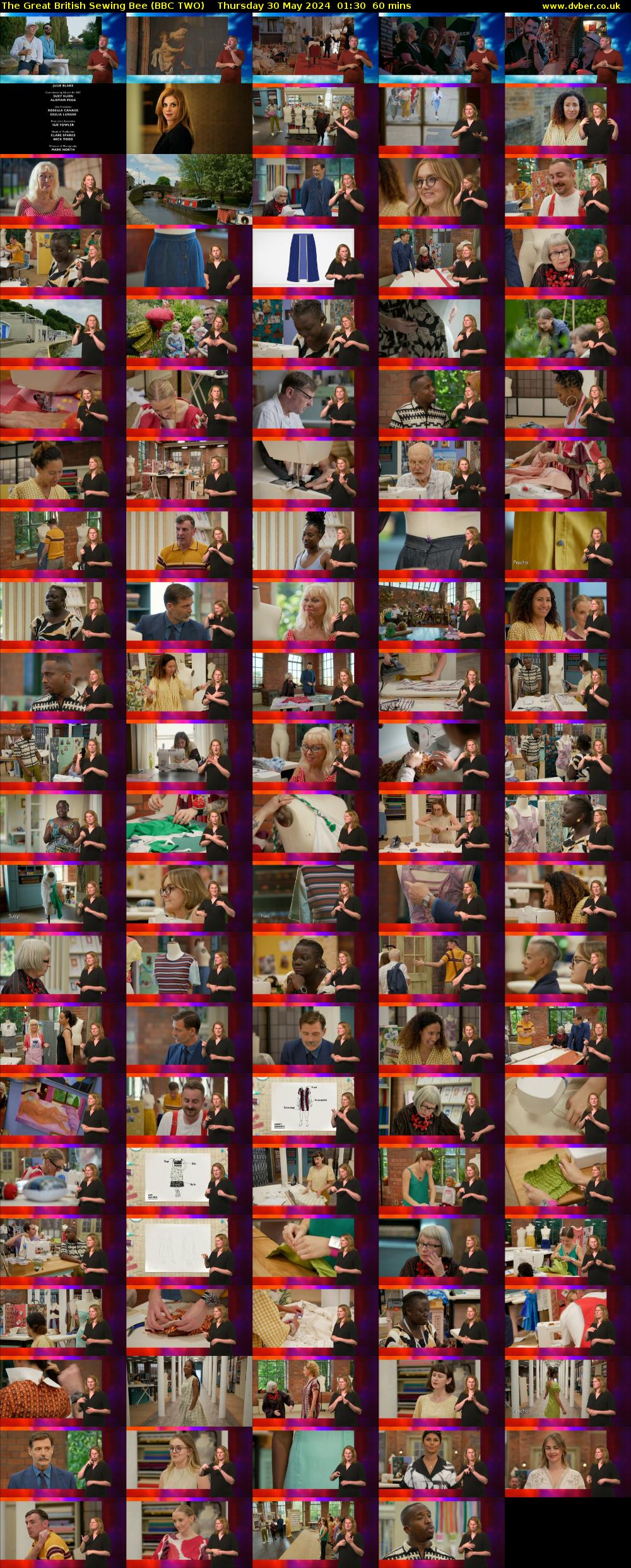 The Great British Sewing Bee (BBC TWO) Thursday 30 May 2024 01:30 - 02:30