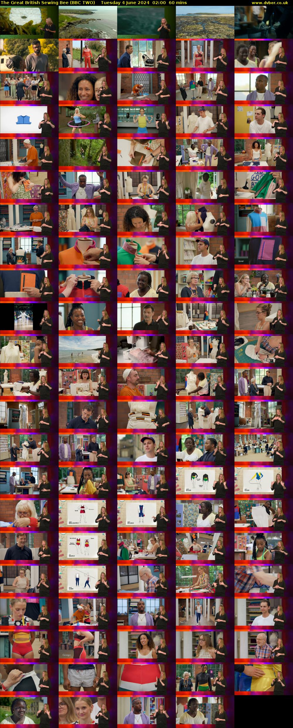 The Great British Sewing Bee (BBC TWO) Tuesday 4 June 2024 02:00 - 03:00